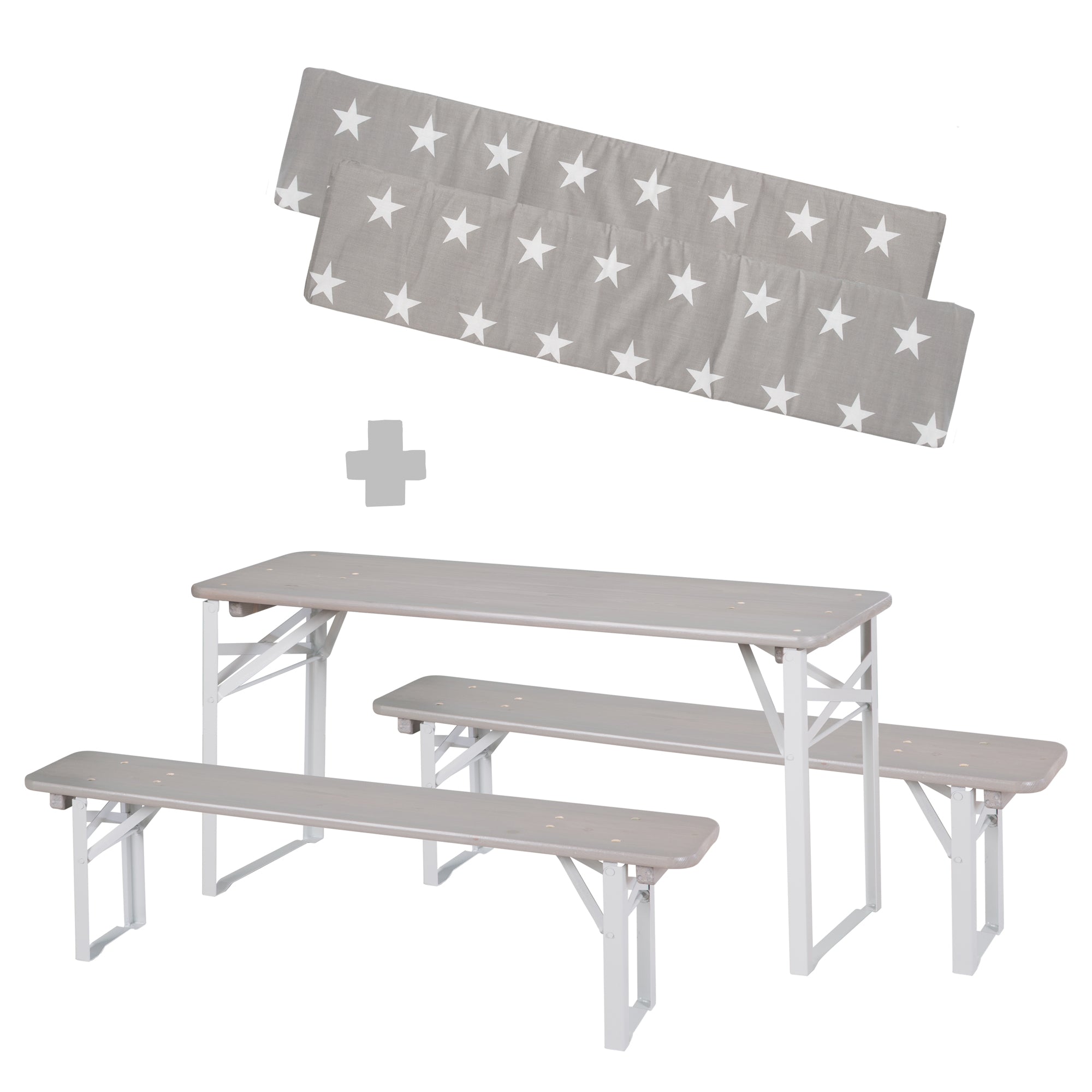 Roba 457010GA Kinderparty-Garnitur grau – Outdoor FSC - Bild 9 Roba 457010GA Kinderparty-Garnitur grau – Outdoor FSC - Produktbild 9