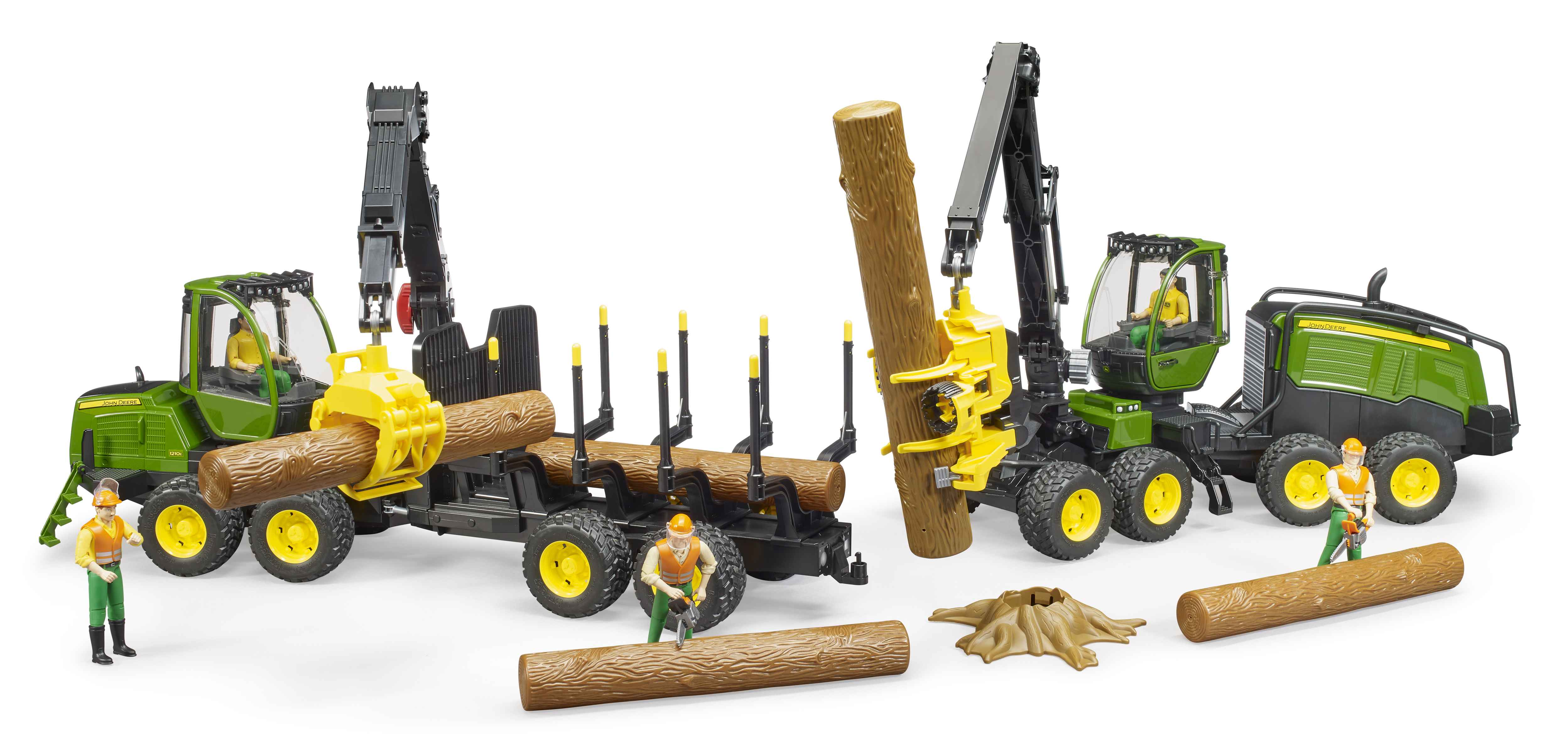 BRUDER 02135 - John Deere 1270G Harvester mit 1 Baumstamm - Bild 8 BRUDER 02135 - John Deere 1270G Harvester mit 1 Baumstamm - Bild 8