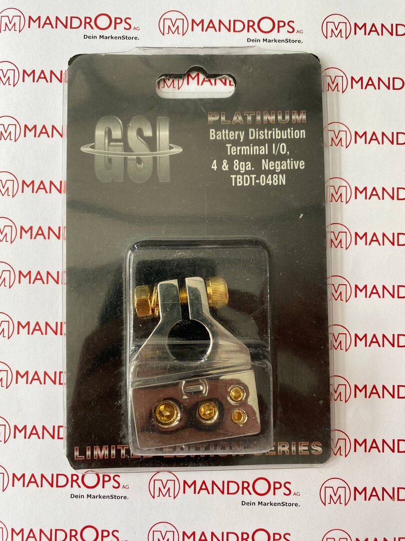 GSI TBDT048N, Batterie-Klemme, Minus, 2X für Kabel bis 10mm², 1x bis 25mm² bis 50mm² GSI, TBDT048N, Batterie-Klemme, Minus, 2X, für, Kabel, bis, 10mm², 1x, bis, 25mm², bis, 50mm², Adapter, Elektronik