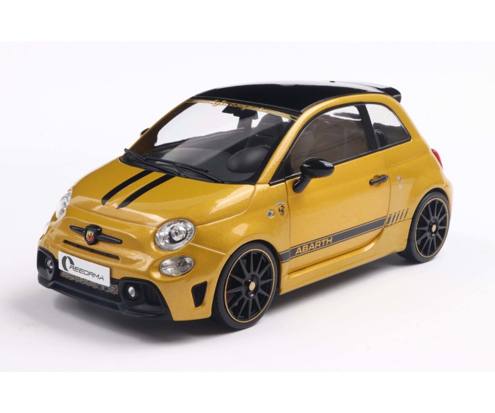 Solido 1:18 Fiat F595 ABARTH SOLIDO WORKS gelb