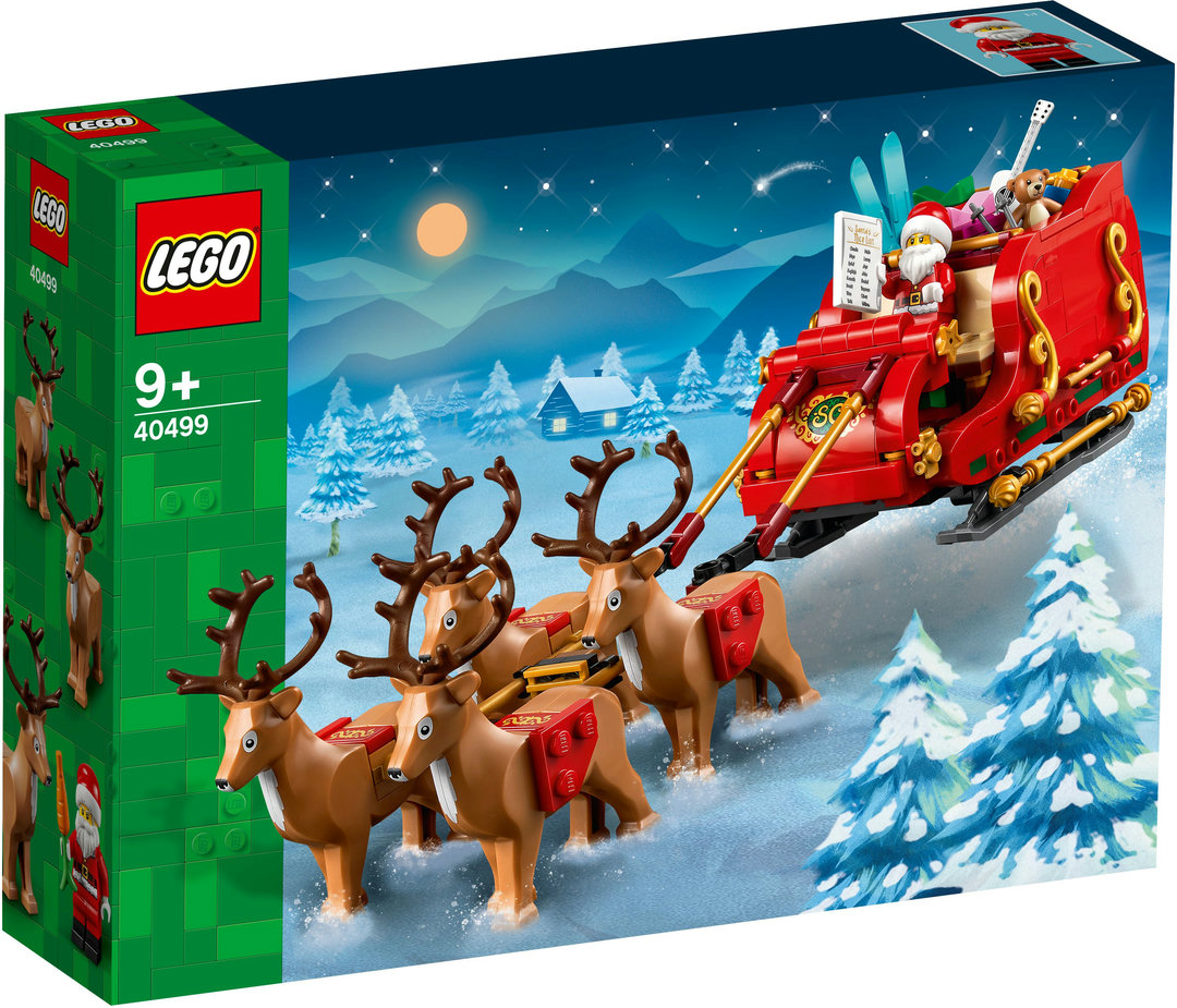 LEGO, Schlitten, des, Weihnachtsmanns, 40499, Tier, Hirsch, Säugetier, Tierwelt LEGO Schlitten des Weihnachtsmanns 40499