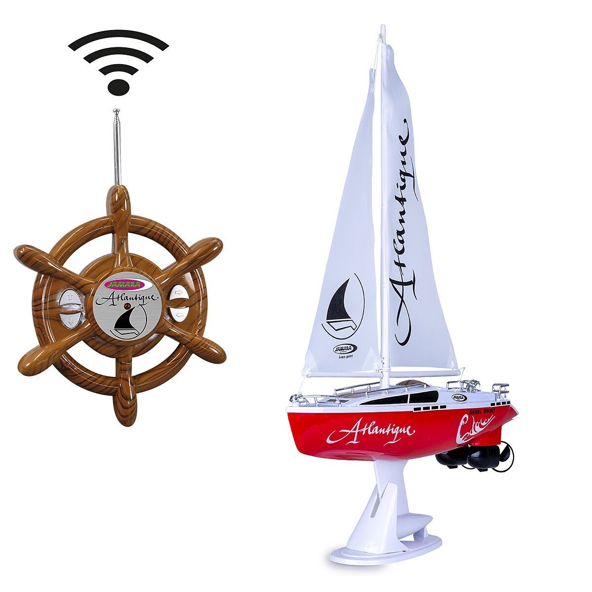 JAMARA Atlantique Segelboot 2 Kanal 27MHz ab 8 Jahren JAMARA Atlantique Segelboot 2 Kanal 27MHz ab 8 Jahren