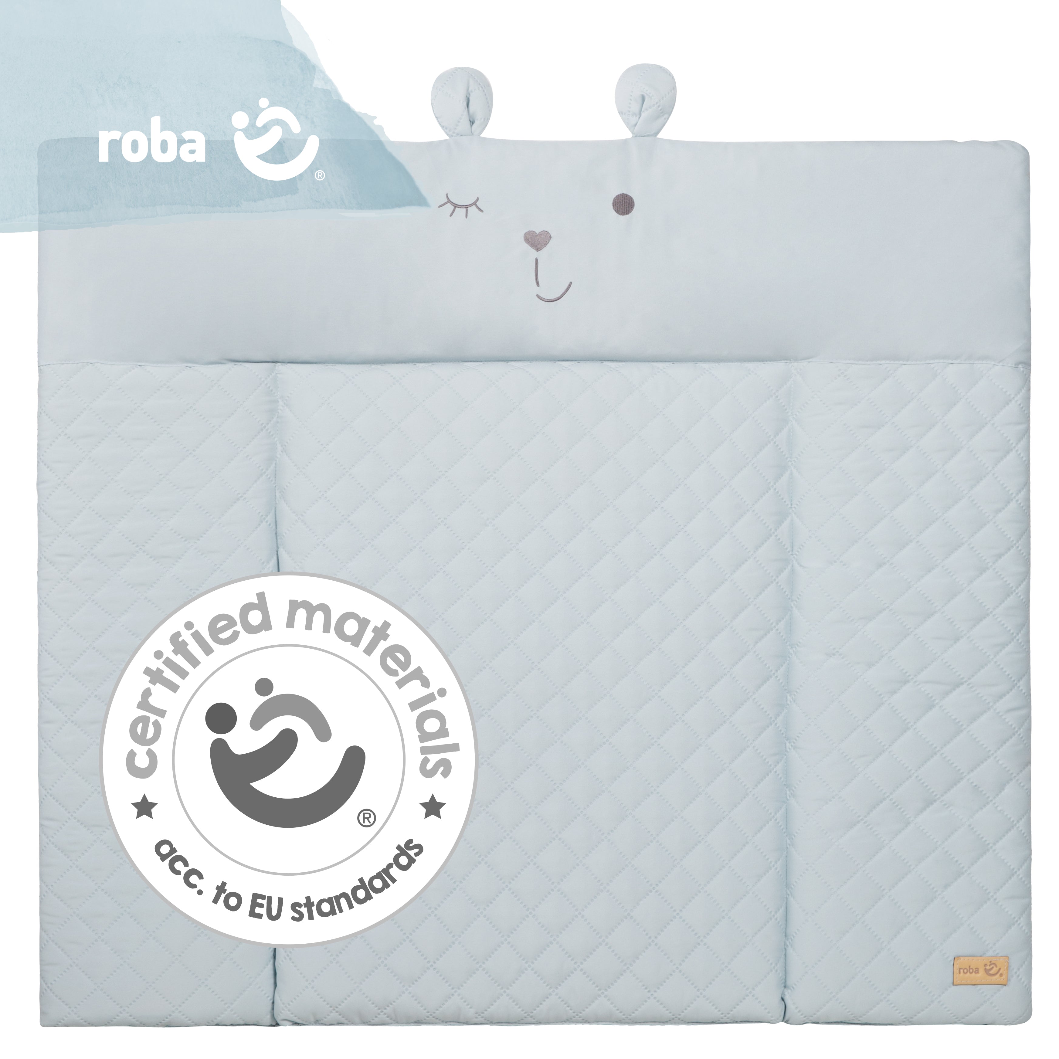 Roba 308017V231 Wickelauflage soft türkis hell blau – Wickelauflagen - Bild 3 Roba 308017V231 Wickelauflage soft türkis hell blau – Wickelauflagen - Produktbild 3