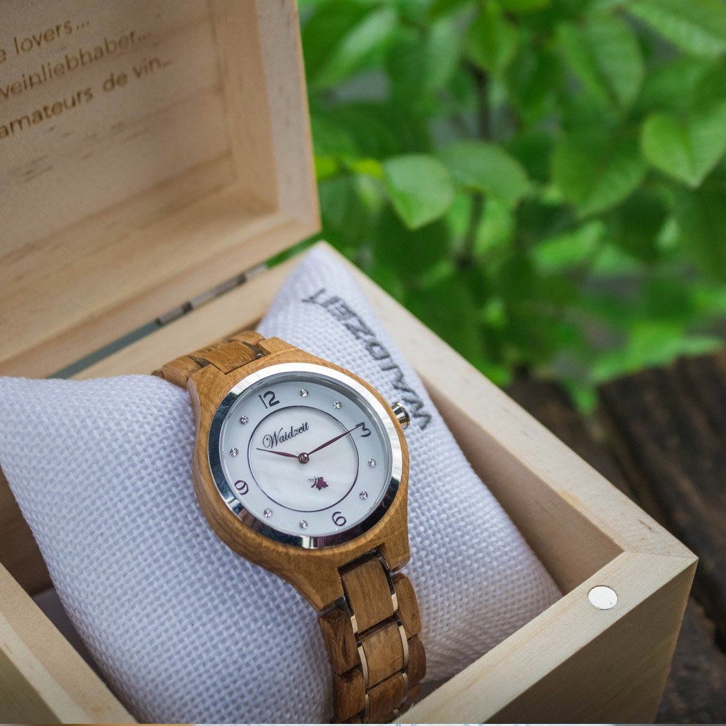 WAIDZEIT YA03W Damenuhr Weinprinzessin Blanc WAIDZEIT YA03W Damenuhr Weinprinzessin Blanc