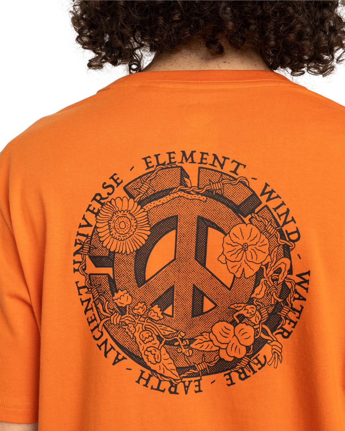 Element Ancient Universe – T-Shirt für Männer, Orange GR. L Element Ancient Universe – T-Shirt für Männer, Orange GR. L