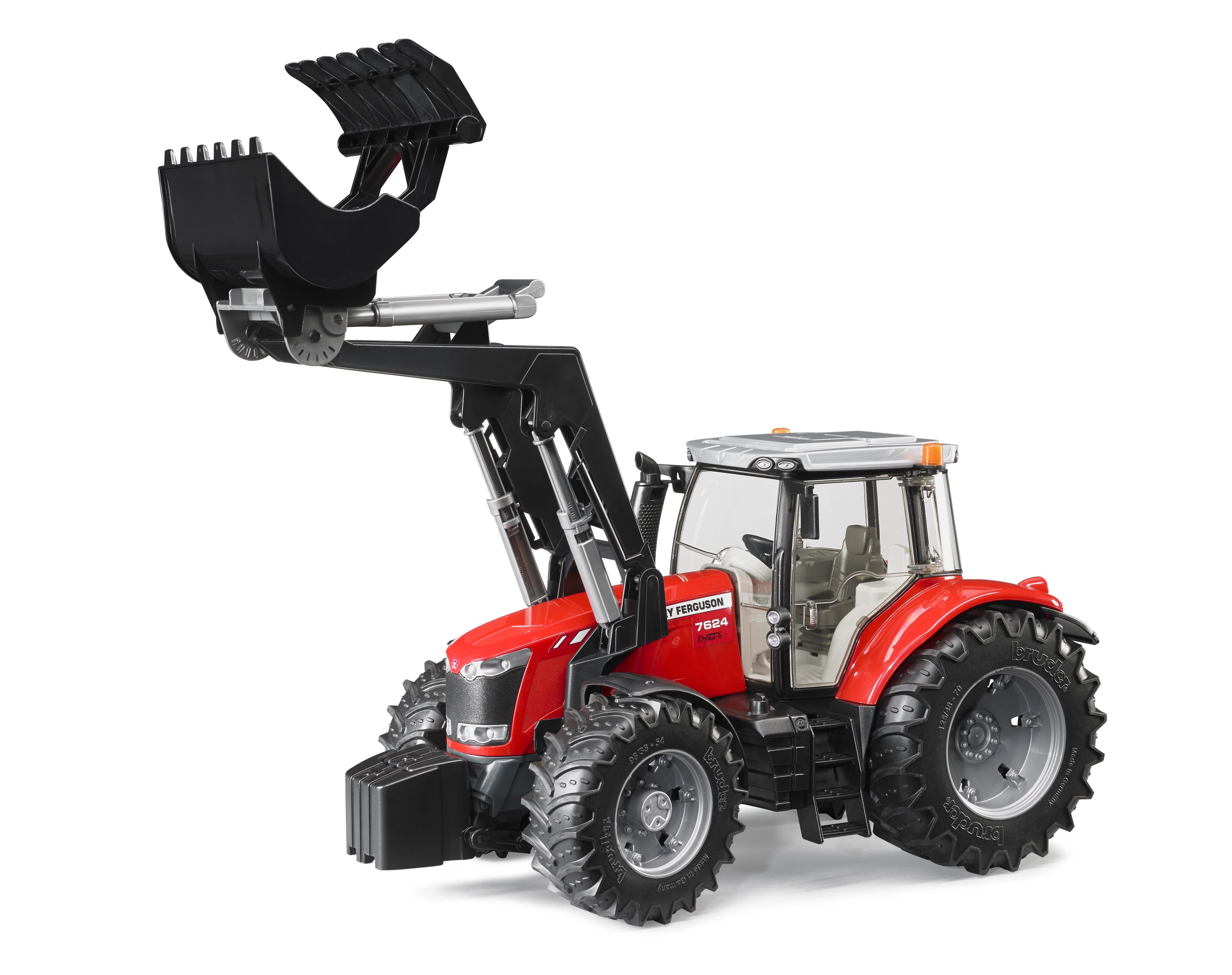 BRUDER 03047 - Massey Ferguson 7624 mit Frontlader - Bild 2 BRUDER 03047 - Massey Ferguson 7624 mit Frontlader - Bild 2