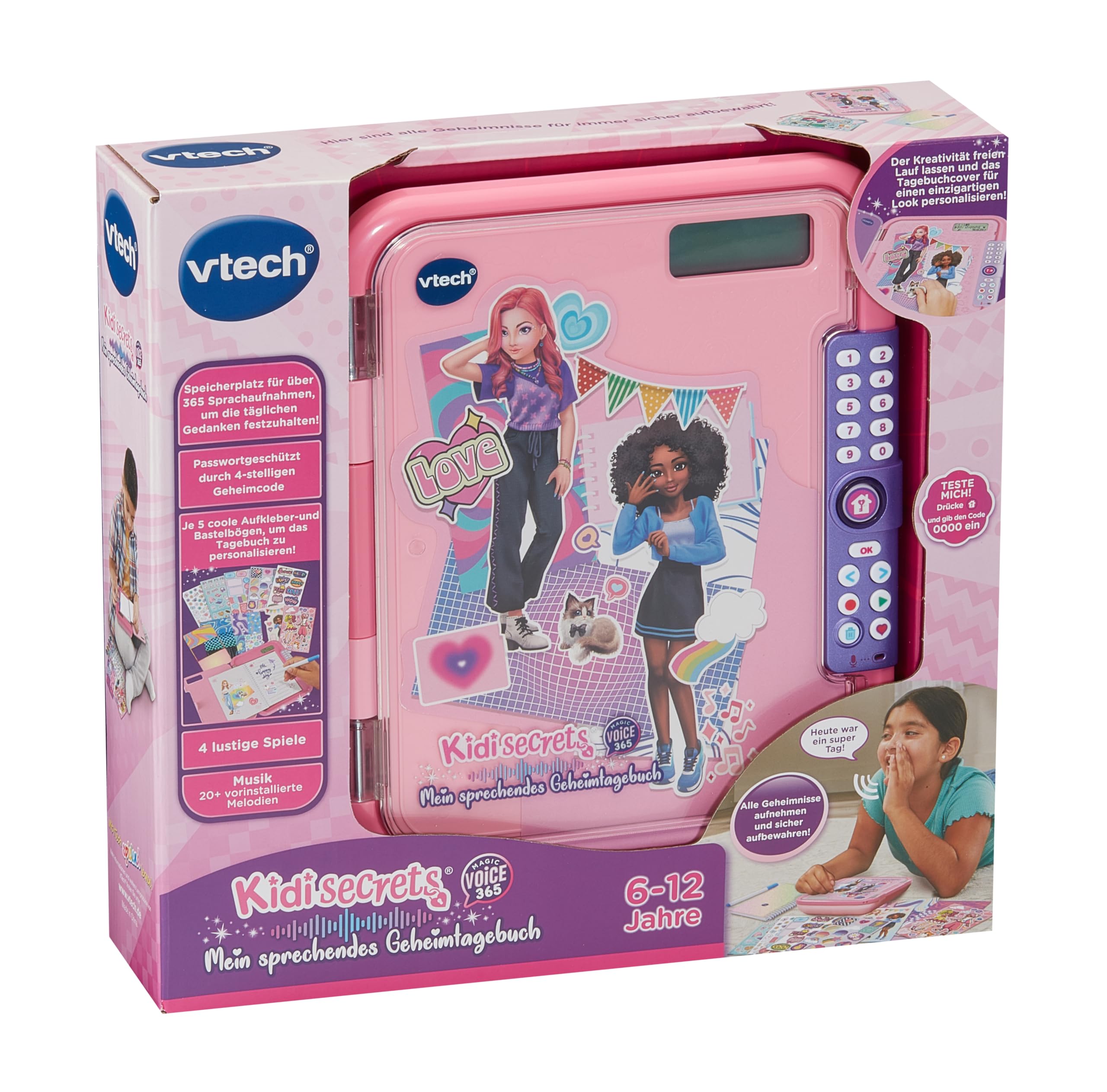 VTech KidiSecrets - Magic Voice 365 80581904 Person, Erste Hilfe, Kleidung, Schuhwerk, Schuh