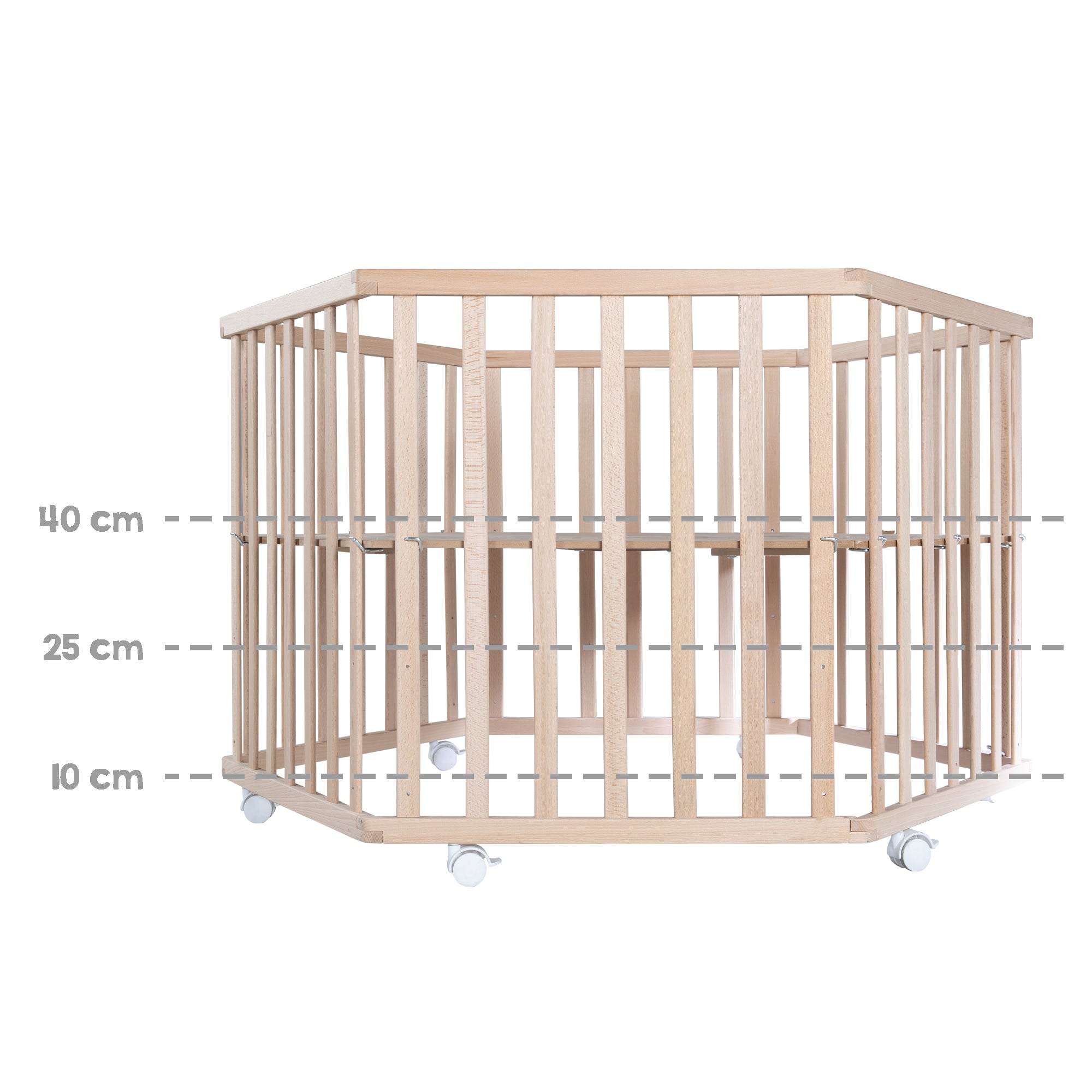 Roba 0232NAS105A Laufgitter 6-eckig Liebhabär natur lackiert - Bild 6 Roba 0232NAS105A Laufgitter 6-eckig Liebhabär natur lackiert - Produktbild 6