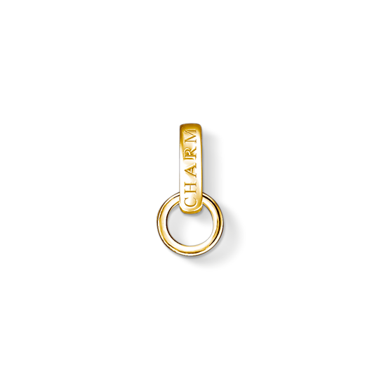 Thomas, Sabo, Anhänger, Charm-Club, Carrier, 925, Sterling, silber, Vergoldet, Gelbgold, X0248-413-39, Schatz, Zubehör, Gold, Schmuck, Ohrring