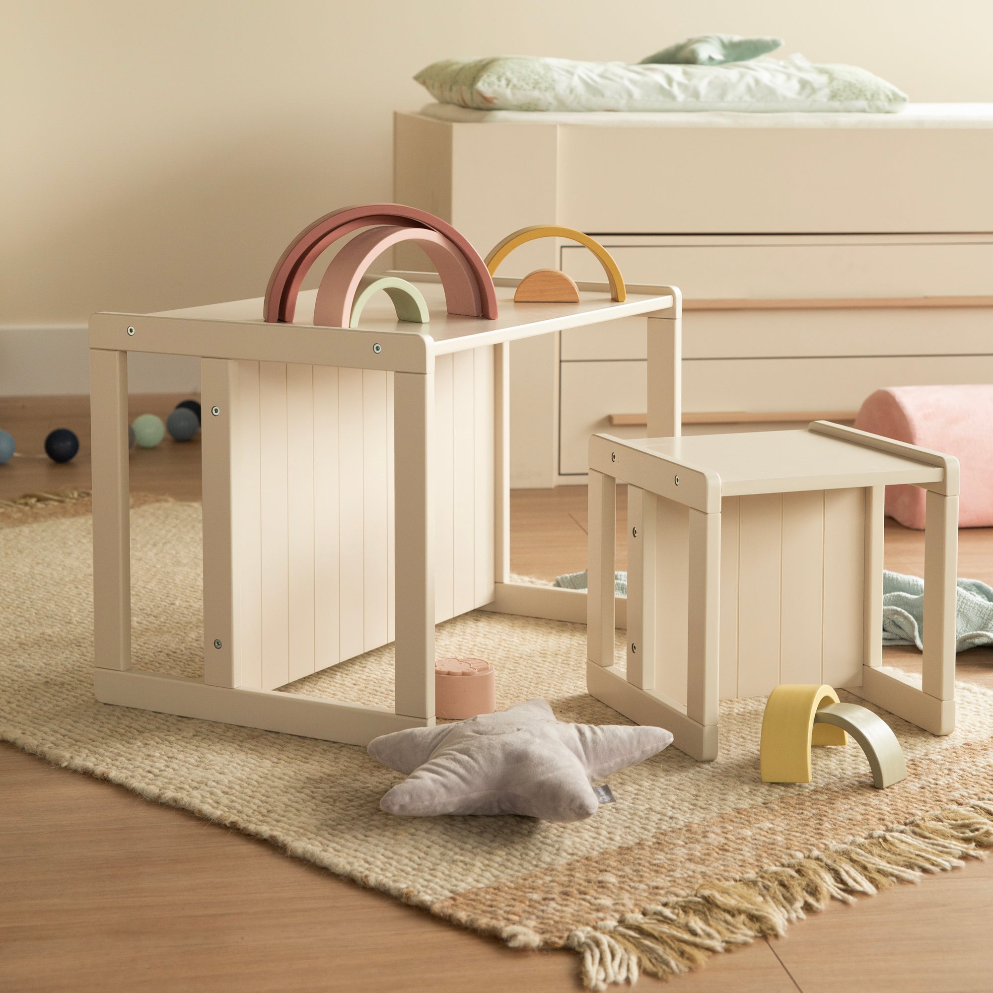 Roba 3031CM Sitzhocker Cashmere – Spielmöbel - Produktbild 4