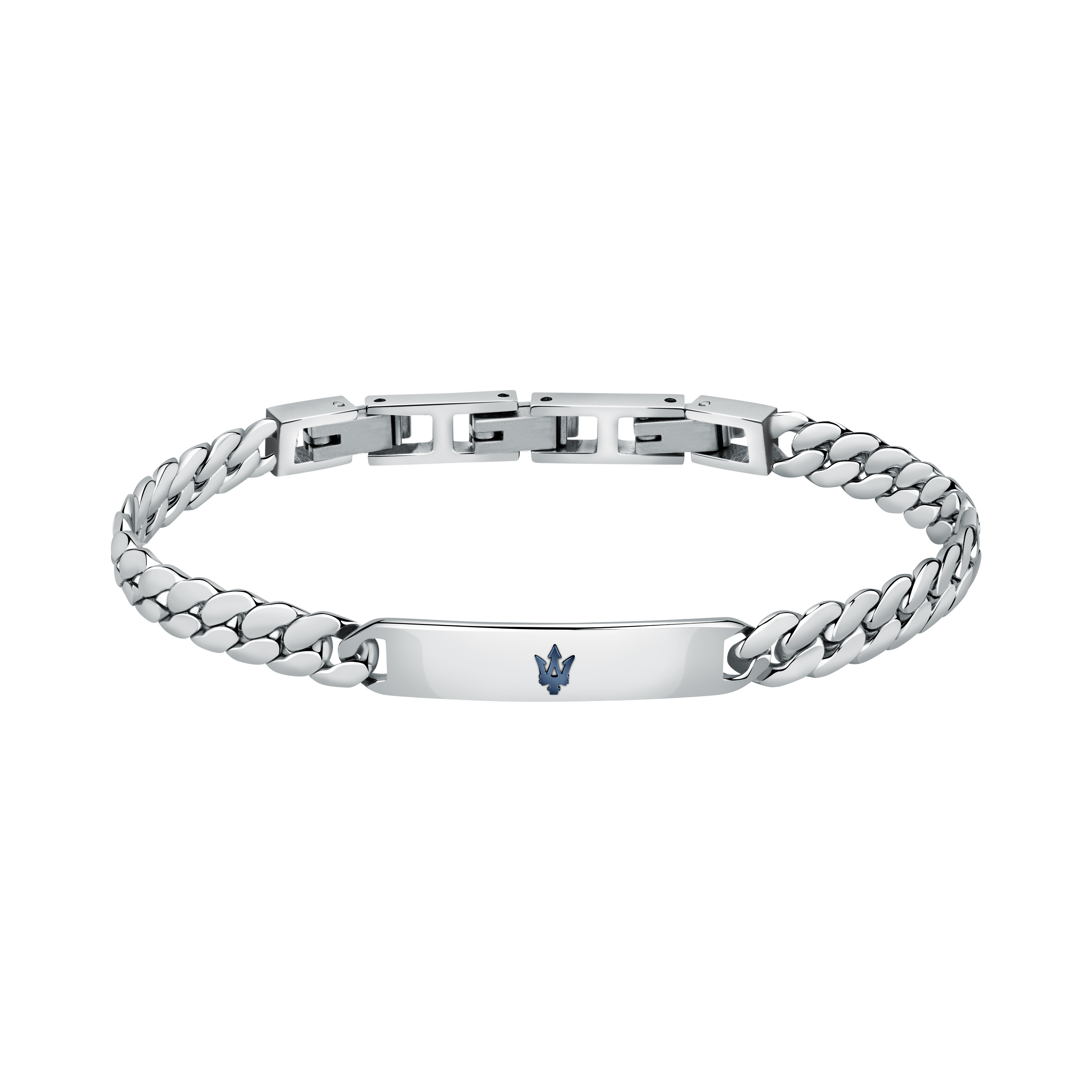 Maserati Armband Herren Iconic silber 22cm Maserati Armband Herren Iconic silber 22cm