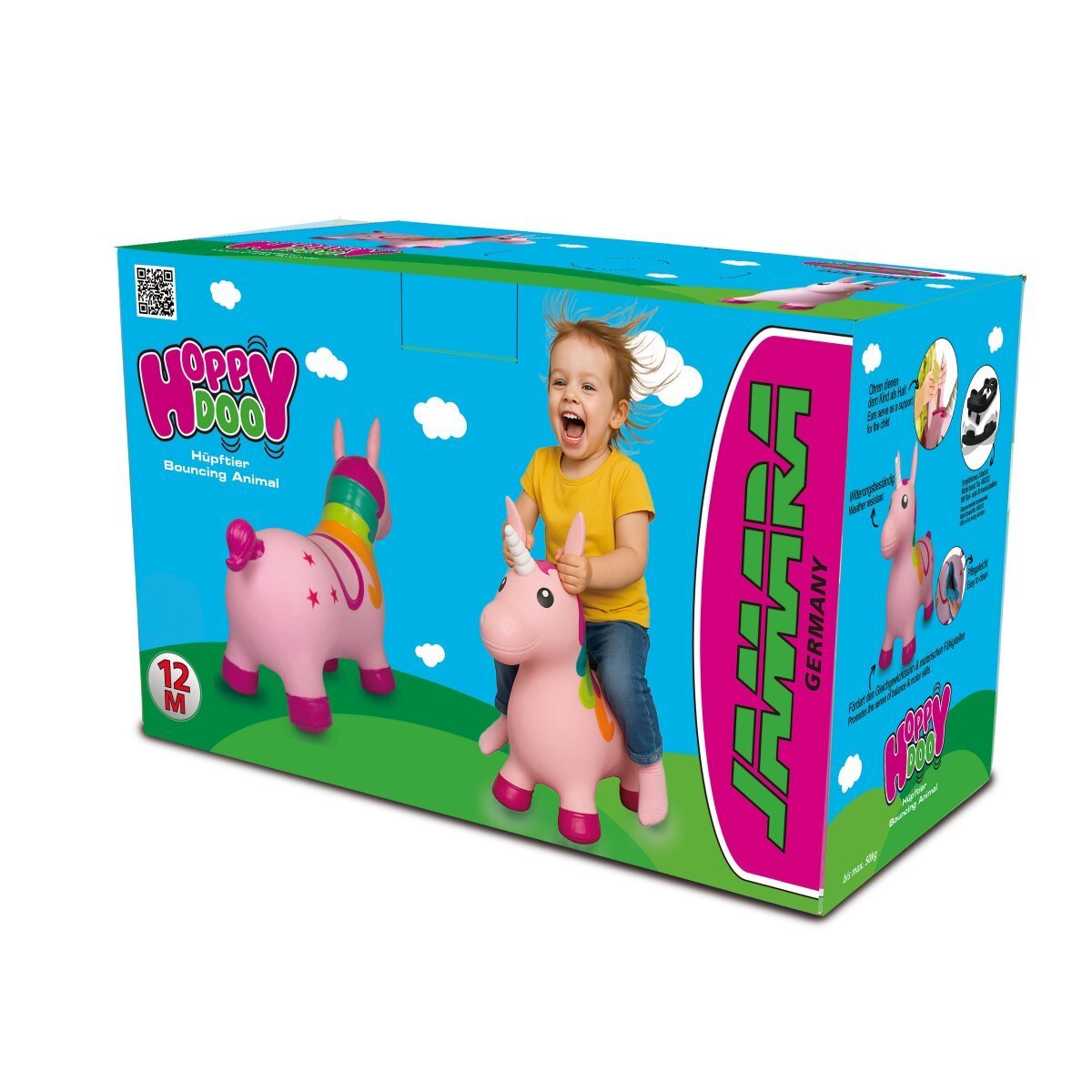 JAMARA Hüpftier Einhorn HoppyDoo bunt mit Pumpe ab 12 Monaten JAMARA Hüpftier Einhorn HoppyDoo bunt mit Pumpe ab 12 Monaten