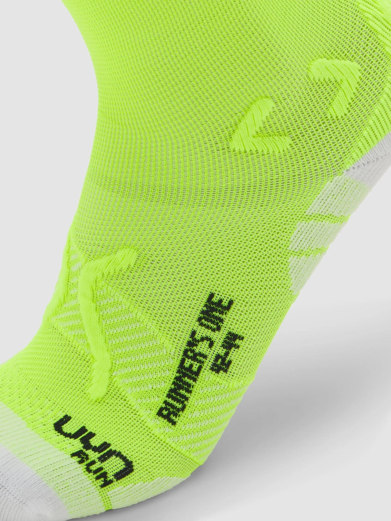 UYN Herren Laufsocken Runner's One Short S100271Y303 - Gelb Fluo/Weiß GR. 39/41