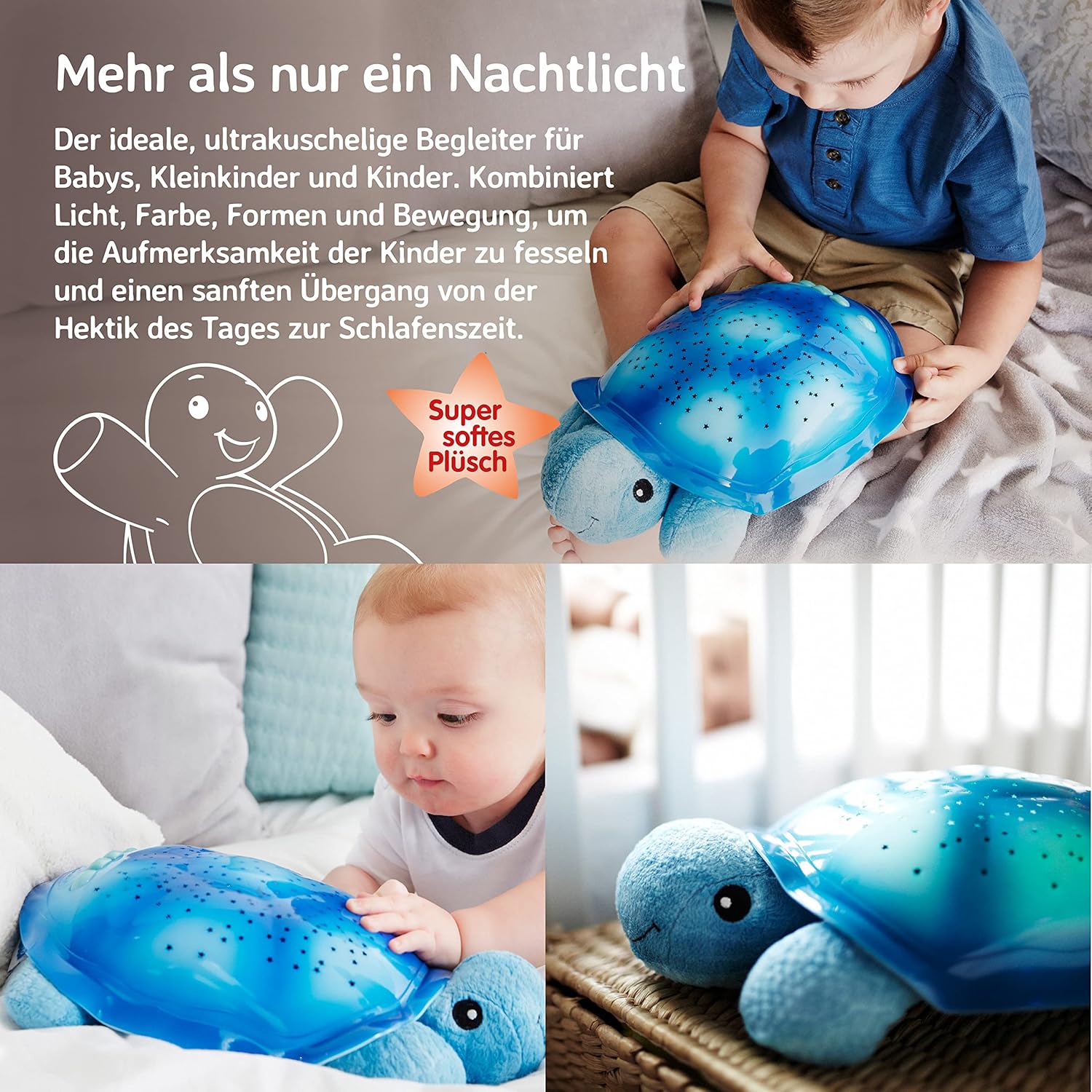 cloud b Einschlafhilfe Twilight Turtle blue, Nachtlicht cloud b Einschlafhilfe Twilight Turtle blue, Nachtlicht