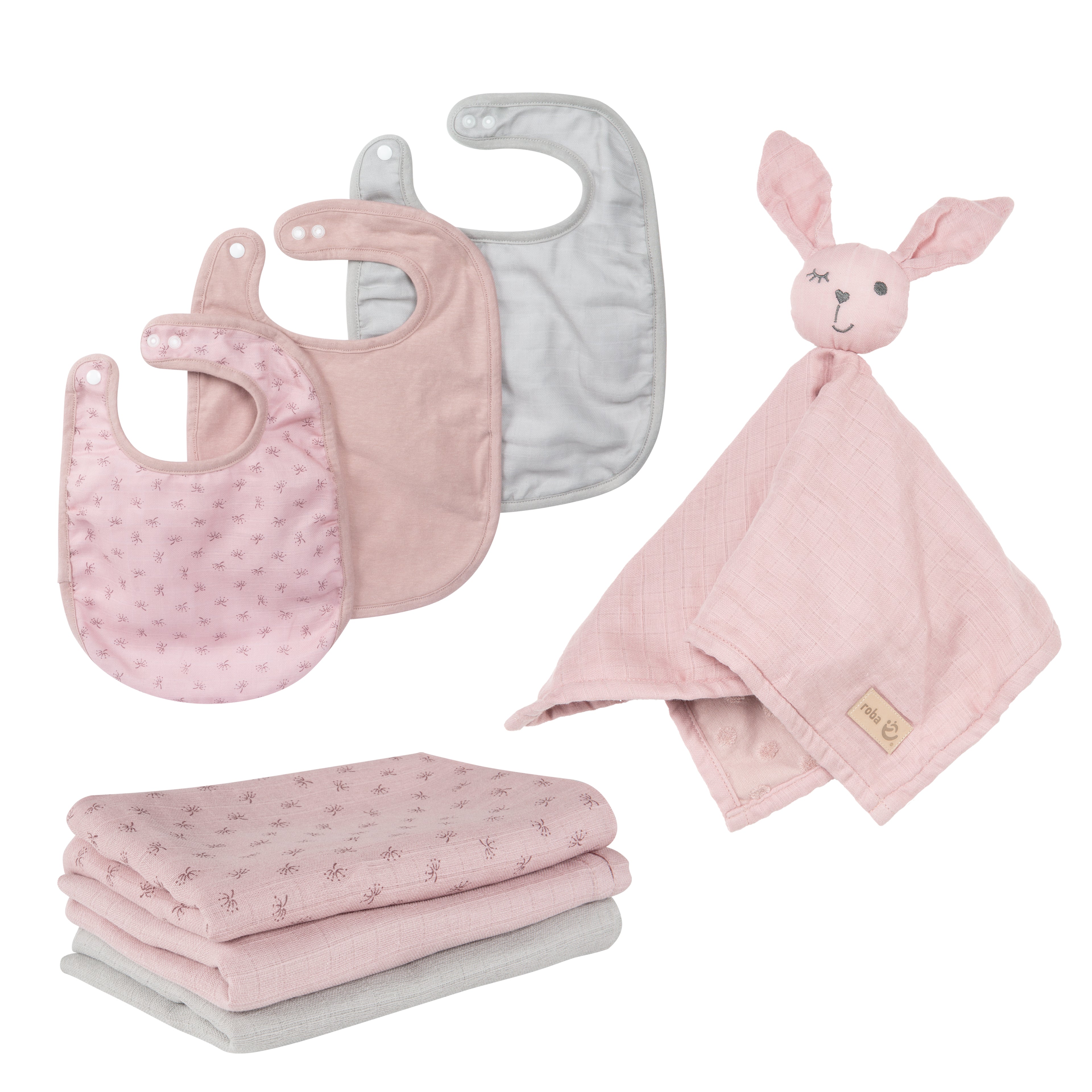 Roba 226S02T3 Geschenkset Baby Essentials rosa alt rosa – Heim Textilien - Bild 1 Roba 226S02T3 Geschenkset Baby Essentials rosa alt rosa – Heim Textilien - alt rosa - Heim Textilien - Produktbild 1