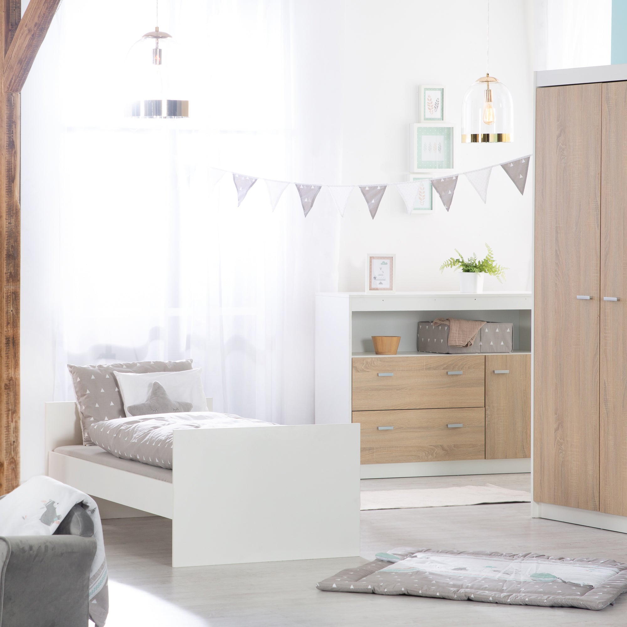 Roba 42491A42472 Kinderzimmerset Gabriella weiß – Kinderzimmer Set - Bild 6 Roba 42491A42472 Kinderzimmerset Gabriella weiß – Kinderzimmer Set - Produktbild 6