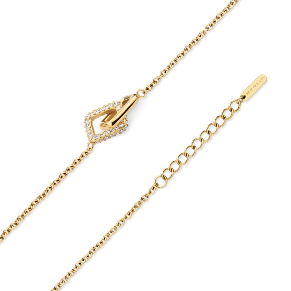 Bering 667-27-180 Armband, Damen, Arctic Pavé, Gold