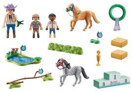 PLAYMOBIL, 71495, Ponyturnier, Person, Figur, Pferd, Helm, Schuh
