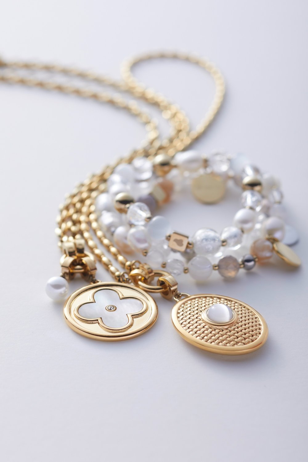 Leonardo 024403 Anhänger Fidelia gold Clip & Mix