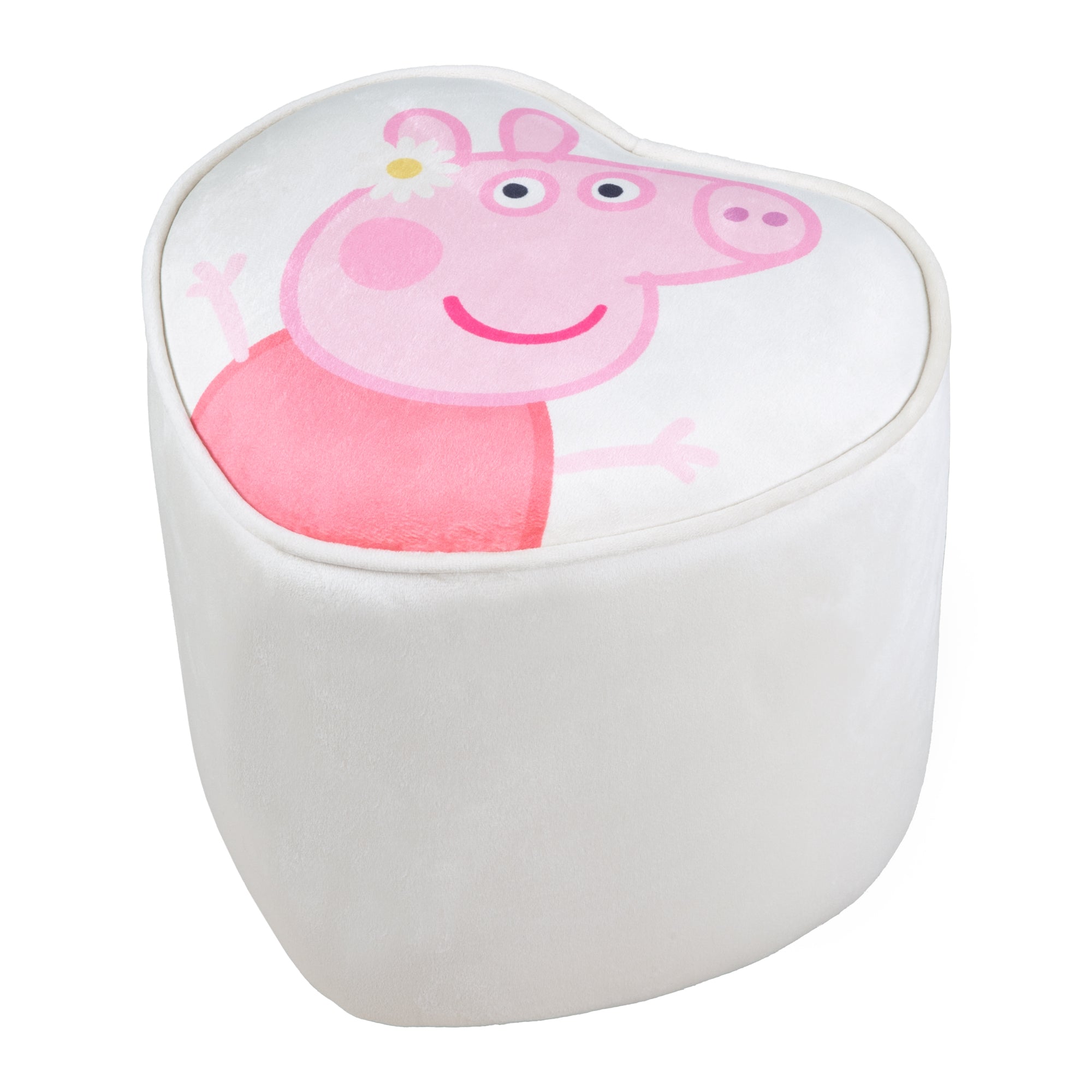 Roba 450135PP1 Kinderhocker in Herzform Peppa Pig beige – Spielmöbel - Bild 1 Roba 450135PP1 Kinderhocker in Herzform Peppa Pig beige – Spielmöbel - beige - Spielmöbel - Produktbild 1