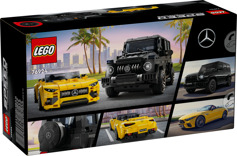 LEGO® Speed Champions Mercedes-AMG G 63 & Mercedes-AMG SL 63 76924 Rad, Auto, Coupé, Leichtmetallfelge, Speiche