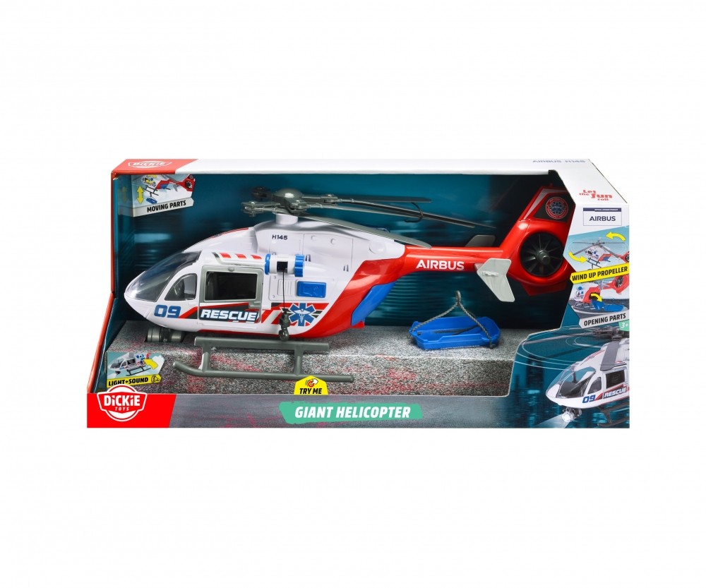 Dickie Toys Giant Helicopter 203719035 Flugzeug, Hubschrauber, Transport, Fahrzeug