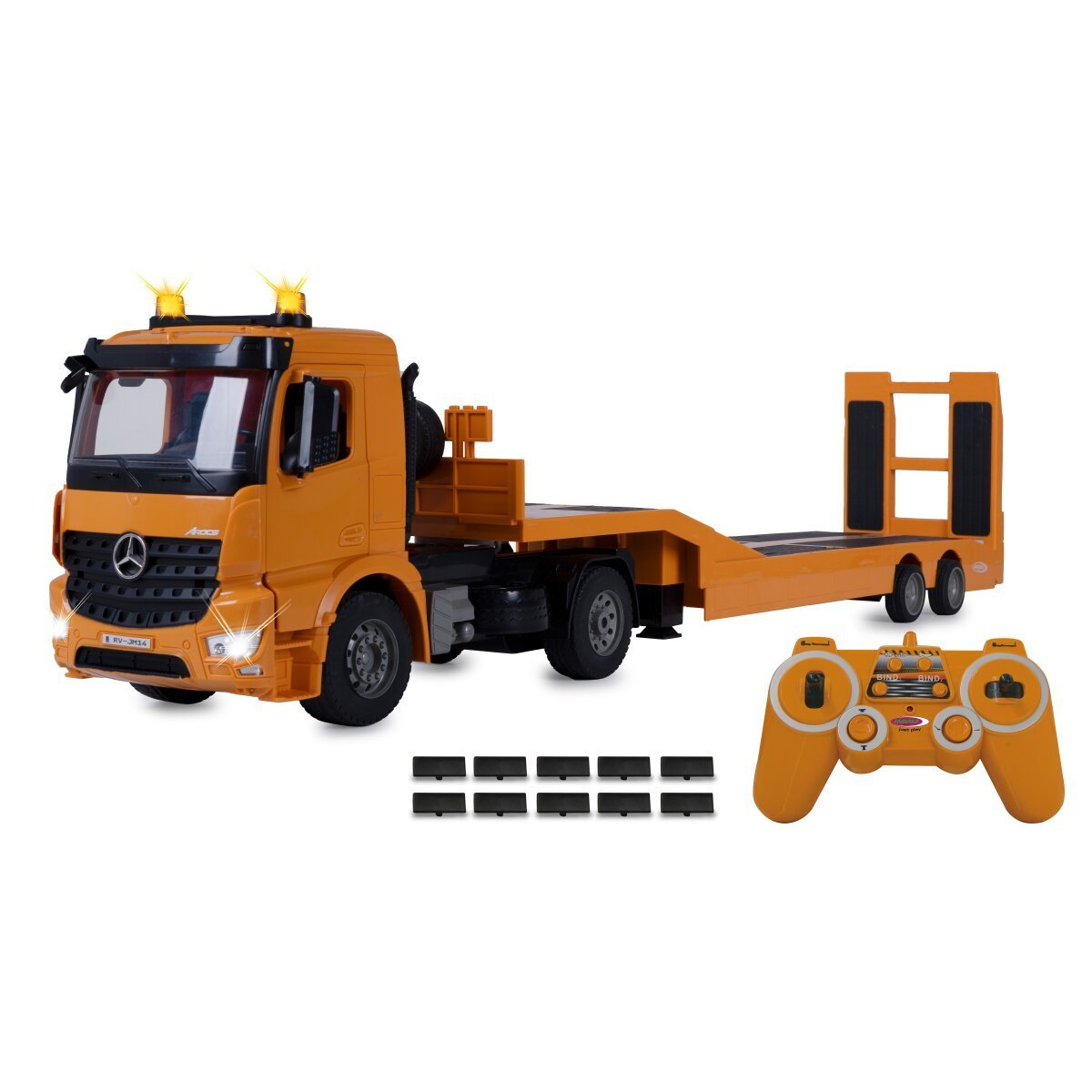 JAMARA Tieflader Mercedes-Benz Arocs 1:20 2,4GHz ab 6 Jahren JAMARA Tieflader Mercedes-Benz Arocs 1:20 2,4GHz ab 6 Jahren