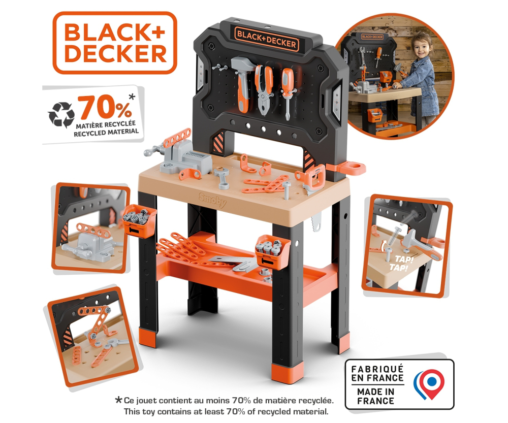Smoby Smoby Black+Decker Werkbank