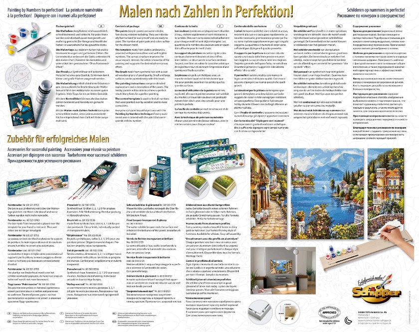 Schipper Mnz - Lago Romantico - Malen Nach Zahlen Panorama-Set 609260818 Werbung, Plakat, Seite, Text