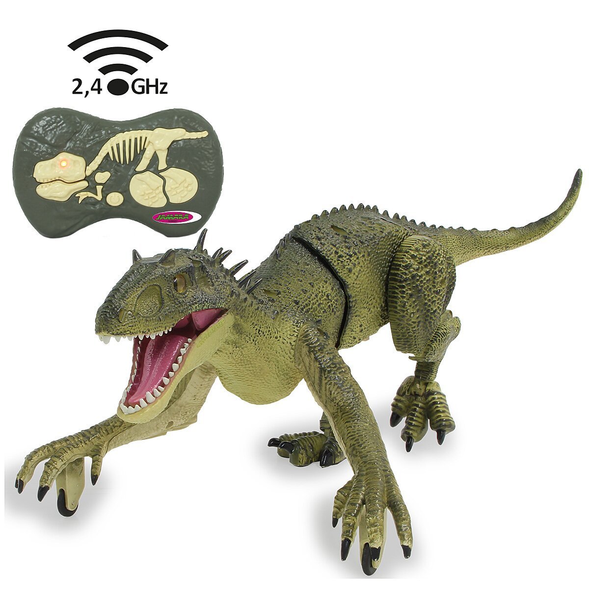 JAMARA Dinosaurier Exoraptor Li-Ion 3,7V 2,4GHz grün ab 6 Jahren