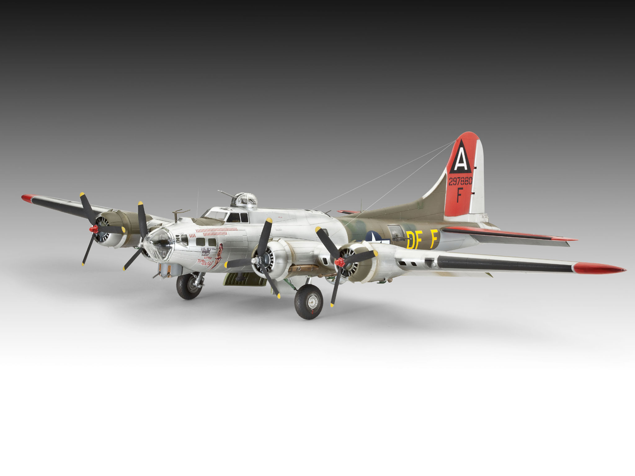 Revell 04283 B-17G "Flying Fortress" Modellbausatz Flugzeug, Fahrzeug, Kampfflugzeug, Bomber