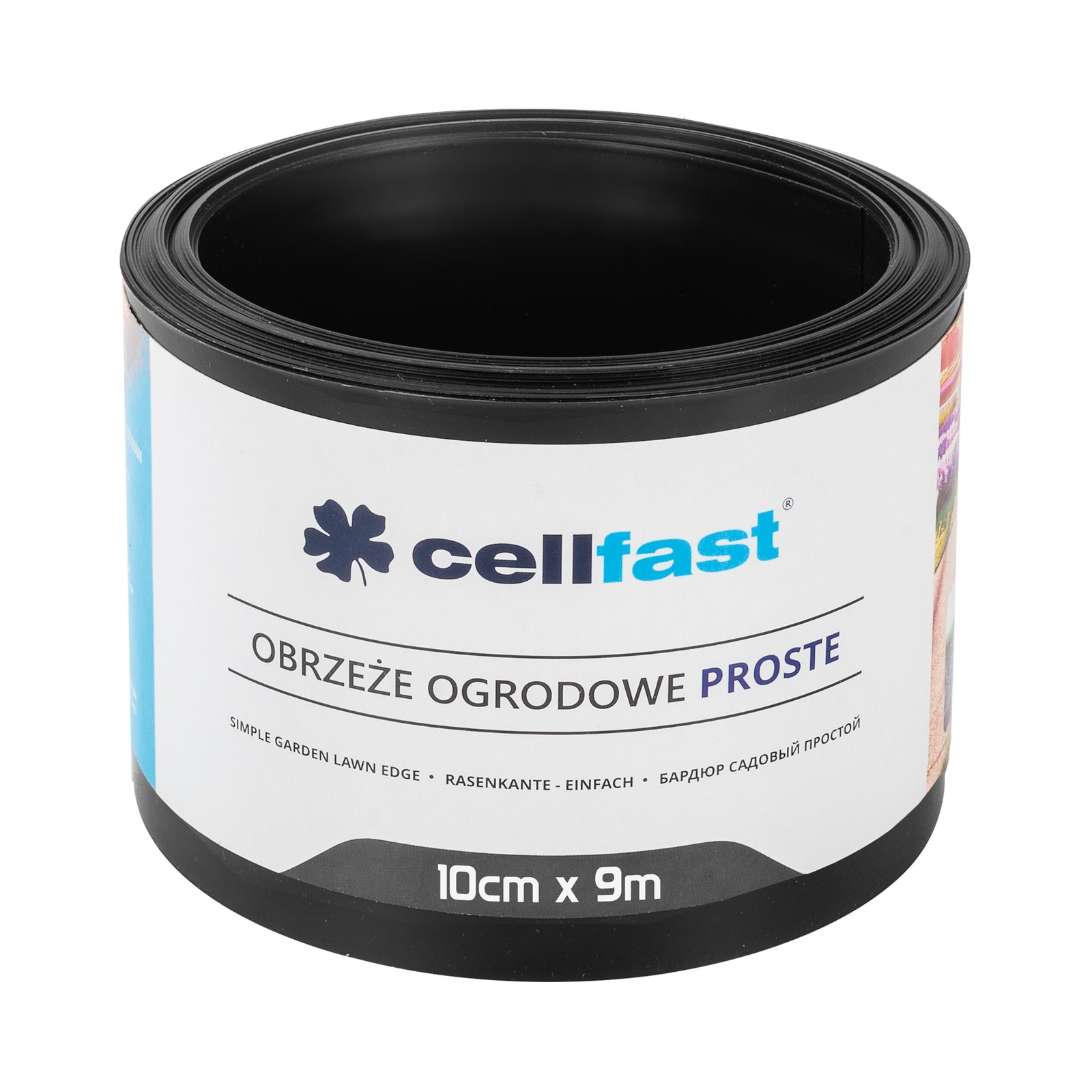 Cellfast Rasenkante - gerade /schwarz/ 10 cm x 9 m