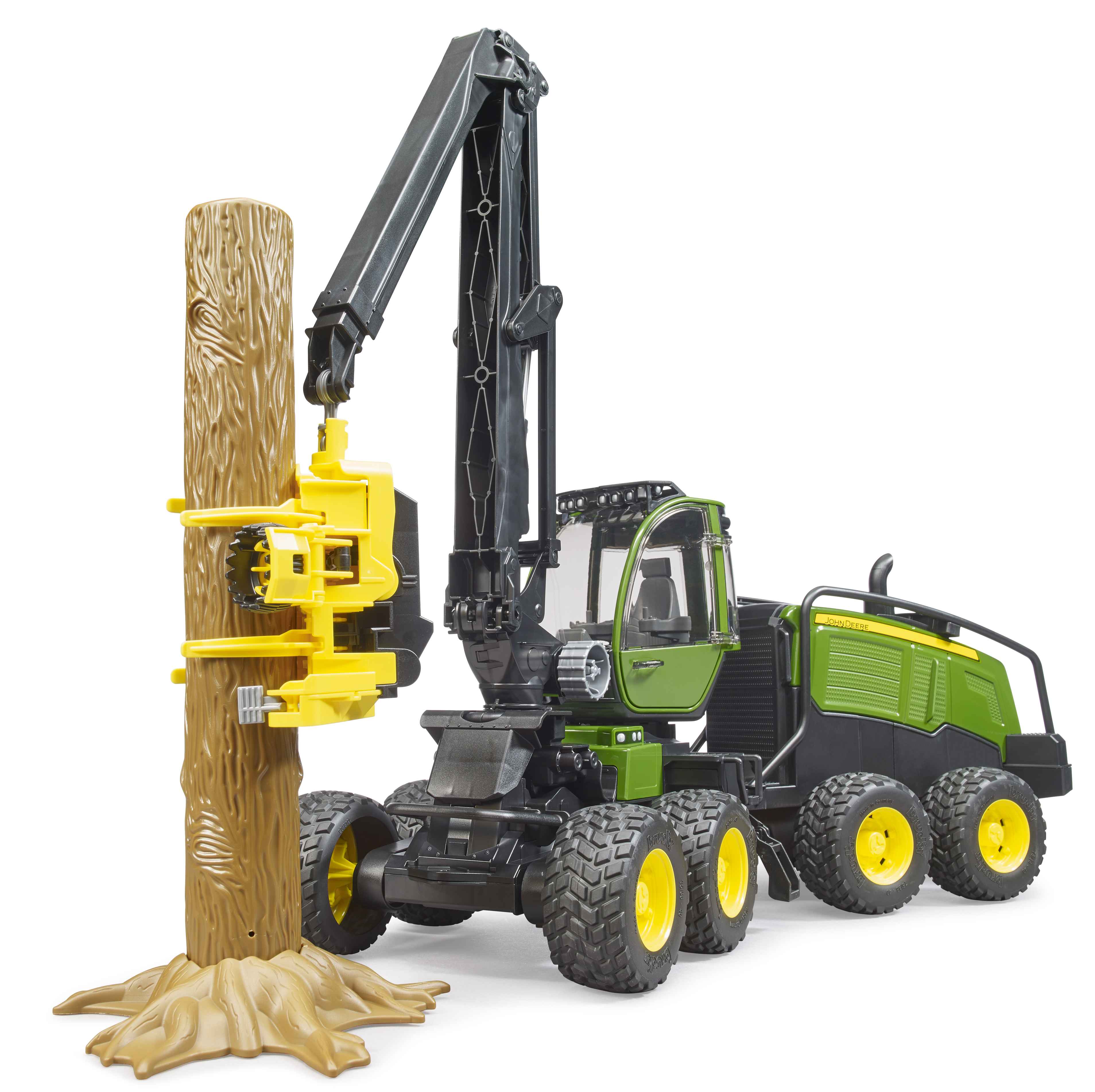 BRUDER 02135 - John Deere 1270G Harvester mit 1 Baumstamm - Bild 3 BRUDER 02135 - John Deere 1270G Harvester mit 1 Baumstamm - Bild 3