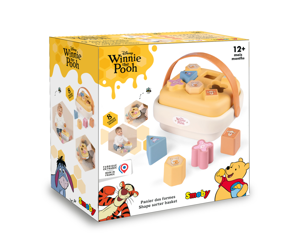 Smoby Smoby Winnie Puuh Formen Steckspielkorb Smoby Smoby Winnie Puuh Formen Steckspielkorb