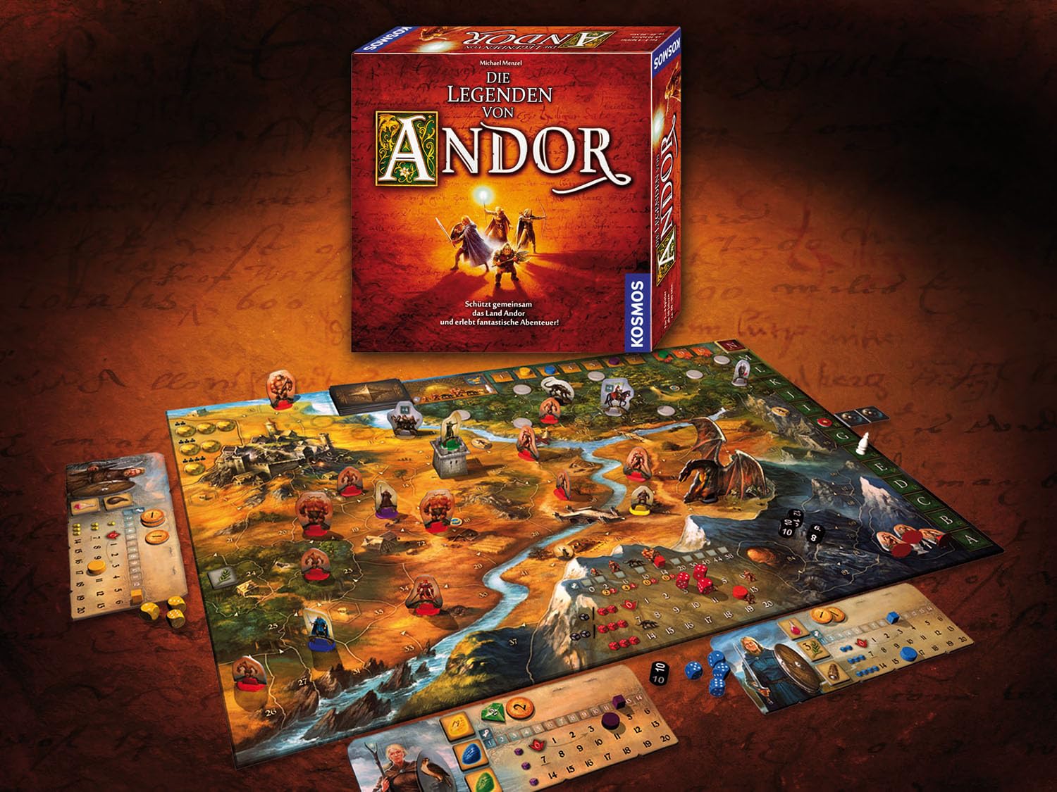 Kosmos Die Legenden Von Andor - Kooperatives Fantasy-Abenteuer 691745 Person, Spiel