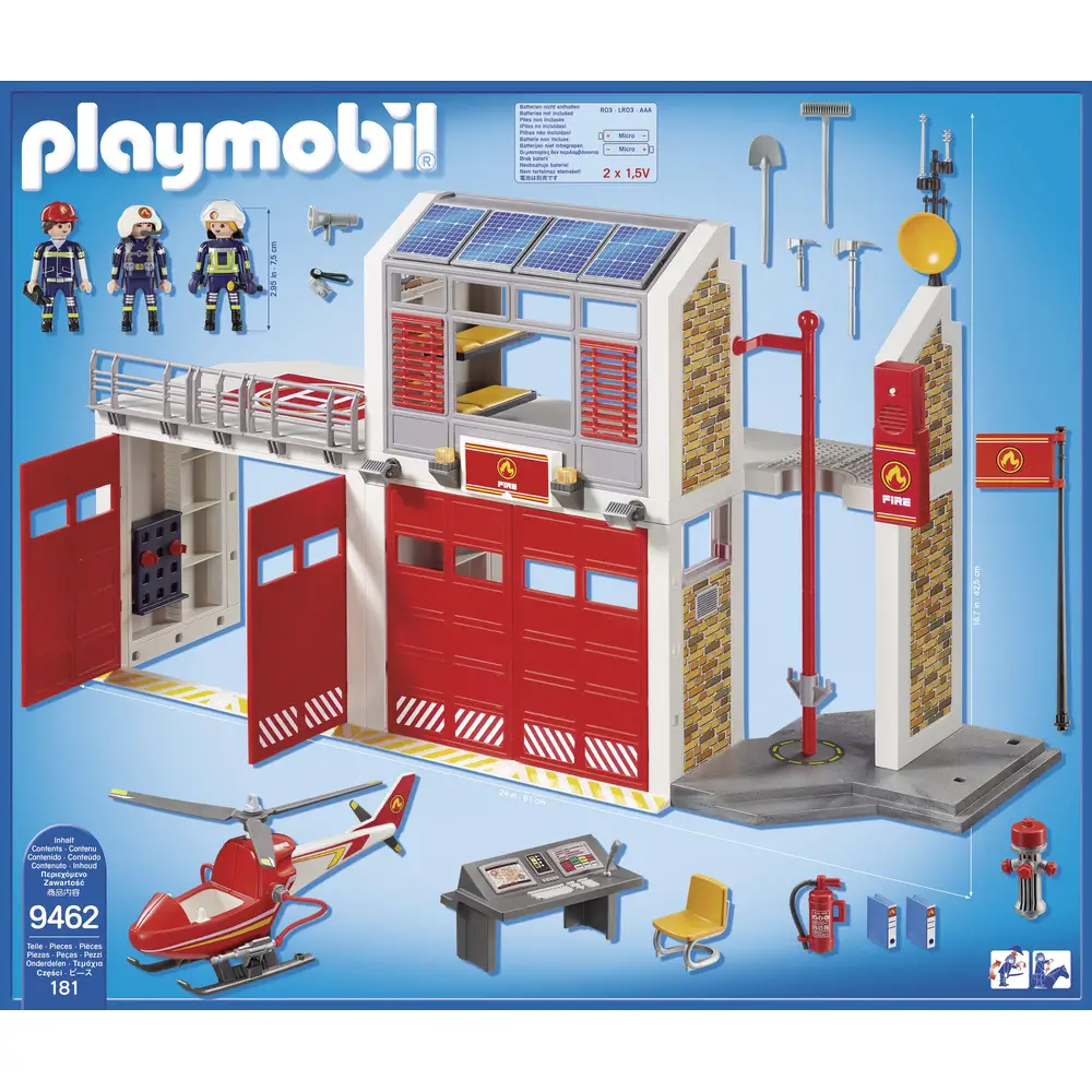 PLAYMOBIL 9462 City Action - Große Feuerwache mit Soundeffekten PLAYMOBIL 9462 City Action - Große Feuerwache mit Soundeffekten