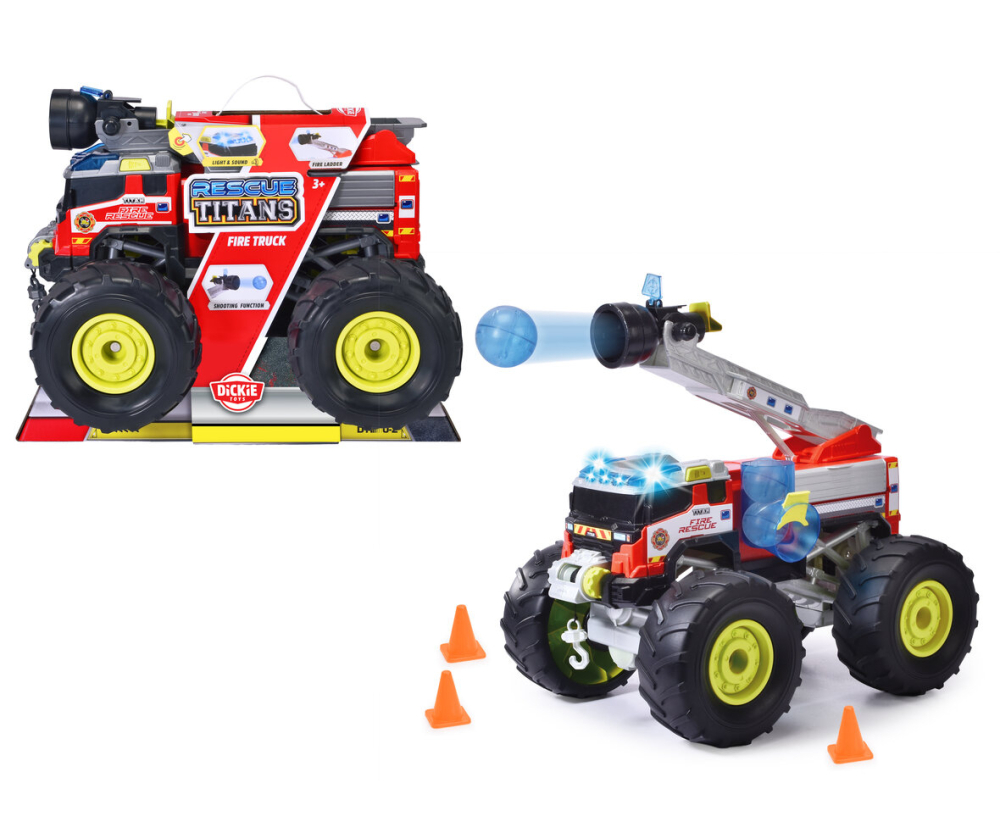 Dickie Toys Rescue Titan Fire Truck Dickie Toys Rescue Titan Fire Truck
