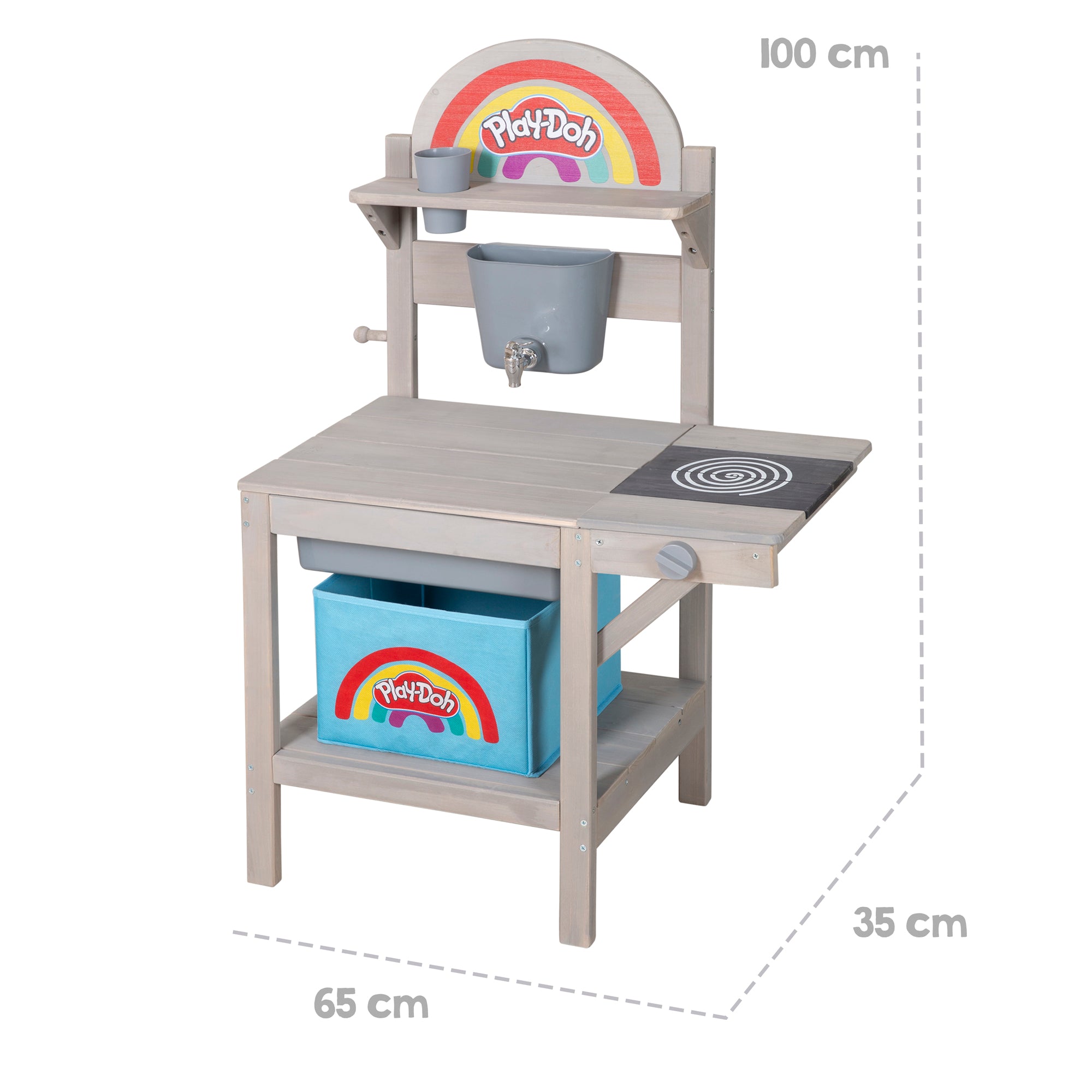 Roba 457047PD1ZU Matschküche roba x Play-Doh grau – Outdoor FSC - Bild 14 Roba 457047PD1ZU Matschküche roba x Play-Doh grau – Outdoor FSC - Produktbild 14