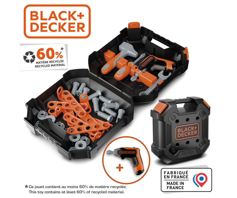 Smoby Smoby Black+Decker Werkzeugkoffer Smoby Smoby Black+Decker Werkzeugkoffer