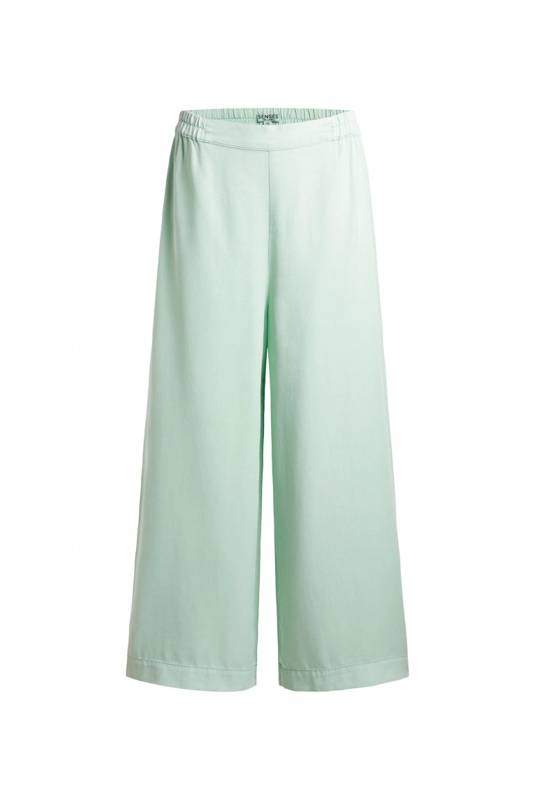 SENSES Wide Leg Hose PA:LO aus Lyocell pastel lime
