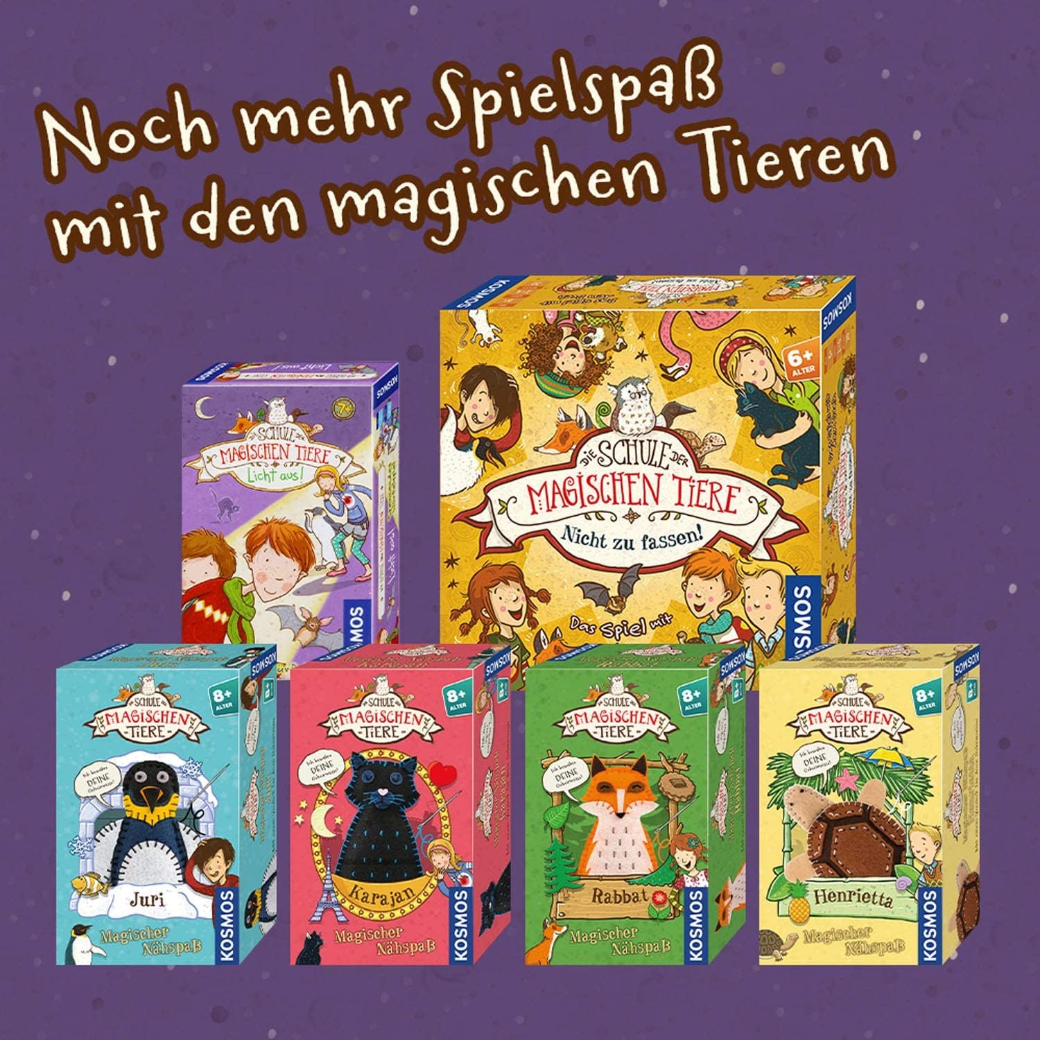 Kosmos Die Schule Der Magischen Tiere - Kooperatives Spiel Zur Erfolgsbuchreihe 697679 Buch, Comics, Veröffentlichung, Baby, Person
