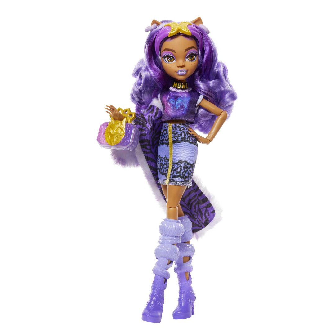 Monster_High_Verborgene_Schätze_Clawdeen, Puppe, Spielzeug, Figur, Gesicht, Person