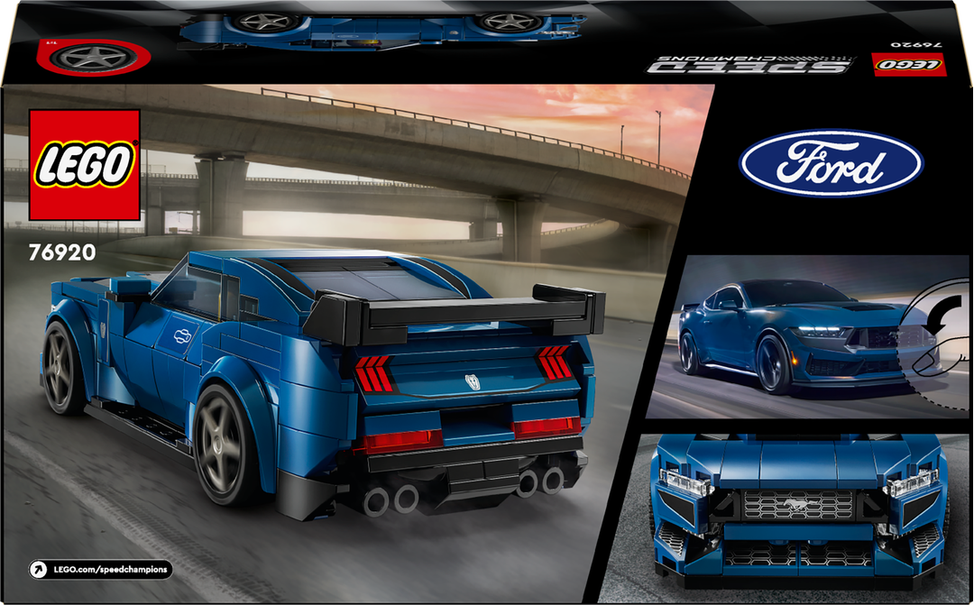 LEGO® Speed Champions Ford Mustang Dark Horse Sportwagen 76920 Auto, Coupé, Kleintransporter, Rad, Leichtmetallrad