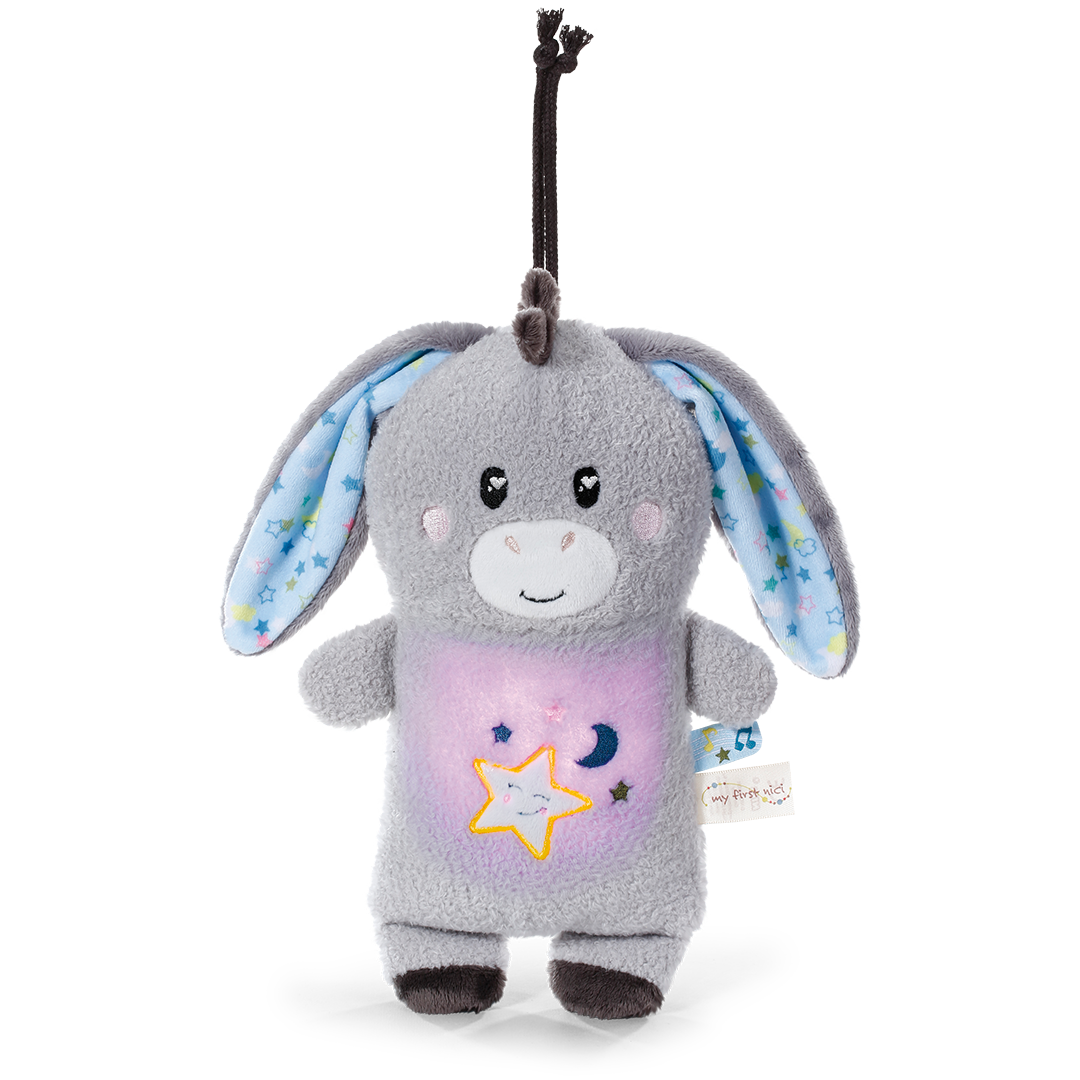 Baby Einschlafhilfe Esel Littledoo in Geschenkbox Plüsch, Spielzeug, Applikation, Muster