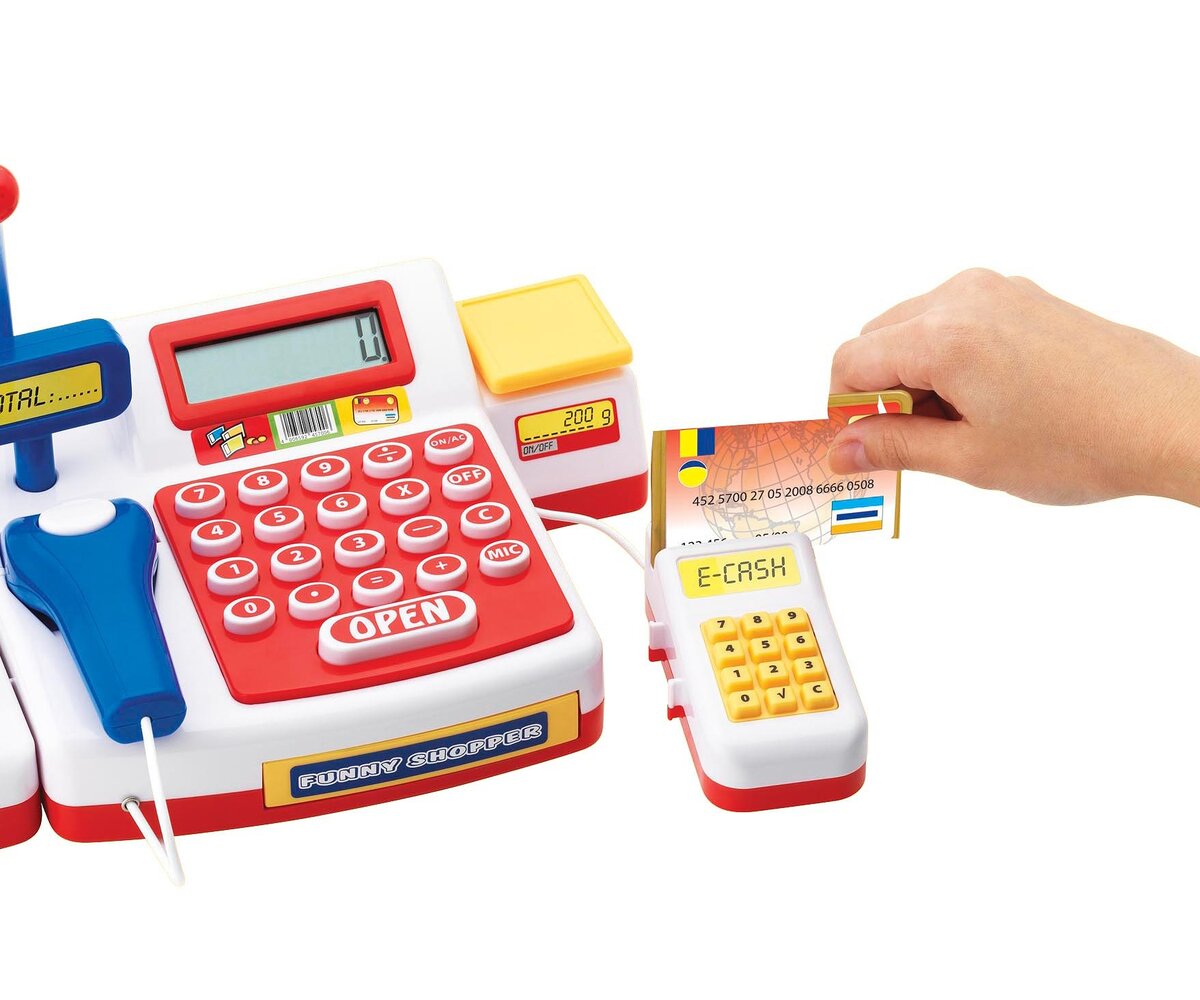Simba Supermarktkasse mit Scanner 104525700 Elektronik, Gerät, Schraubenzieher, Werkzeug, Text