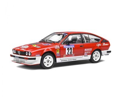 Schuco_Alfa_Romeo_GTV_6_#23_Rot_1:18_421188700, Auto, Limousine, Fahrzeug, Leichtmetallfelge, Rad