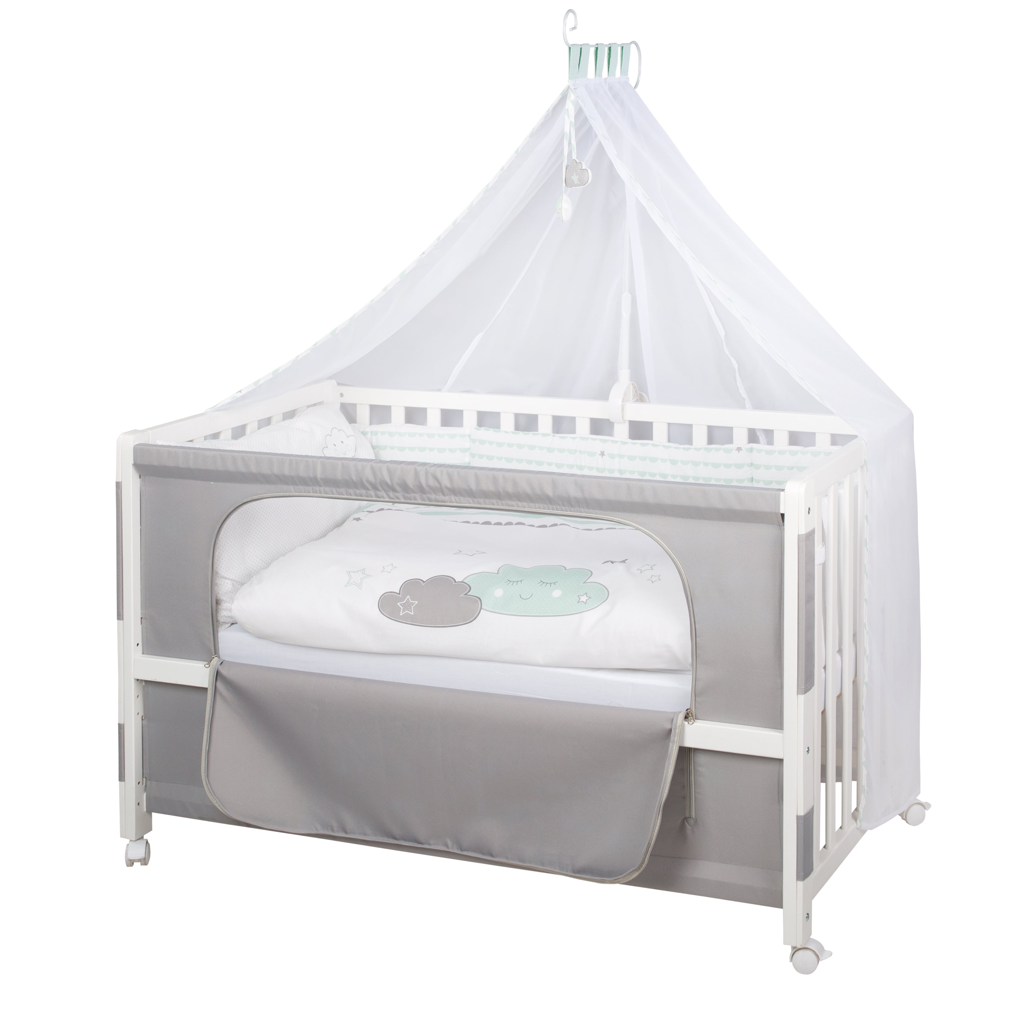 Roba 163003S199 Room Bed, 60x120 cm Happy Cloud weiß - Bild 1 Roba 163003S199 Room Bed, 60x120 cm Happy Cloud weiß - weiß - Room Bed - Produktbild 1