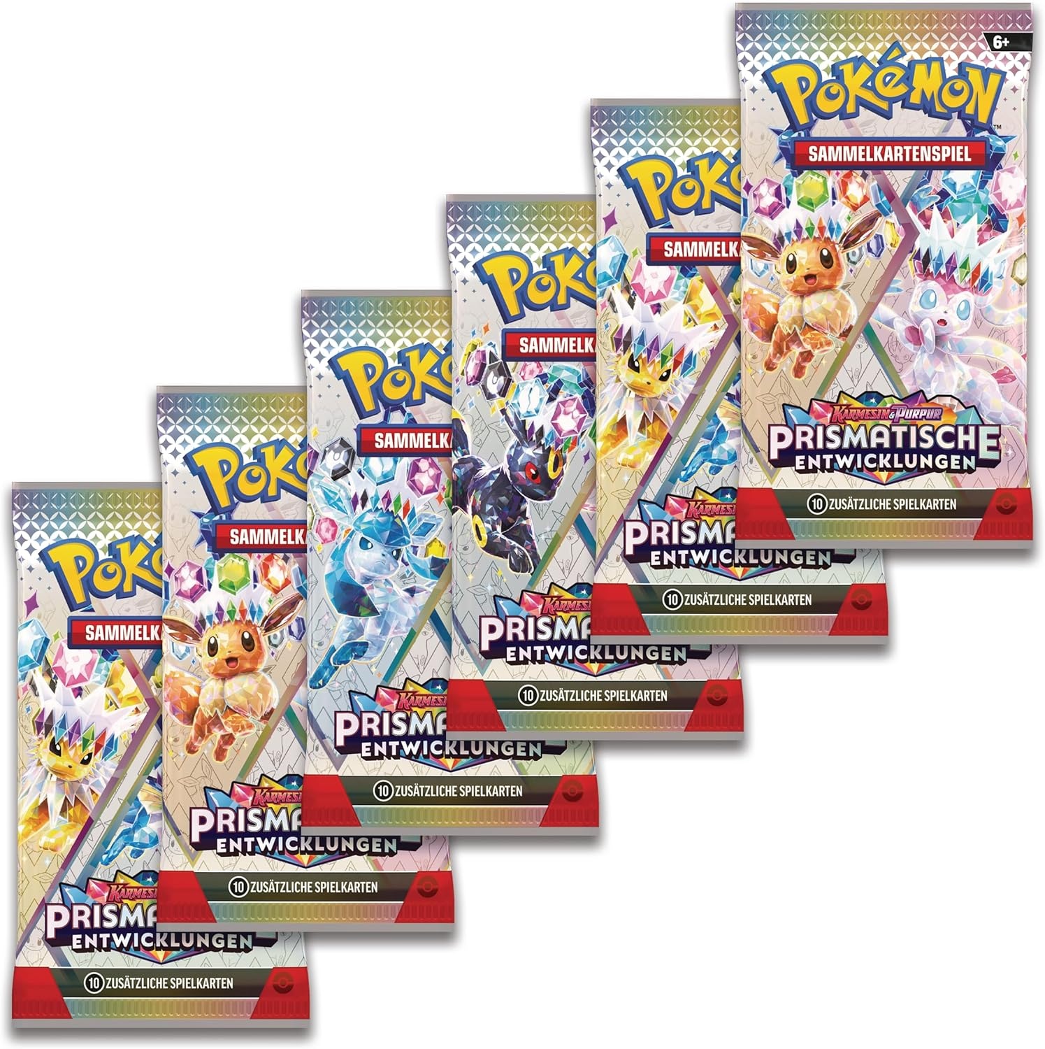 Pokémon Boosterbundle Karmesin & Purpur – Prismatische Entwicklungen DE