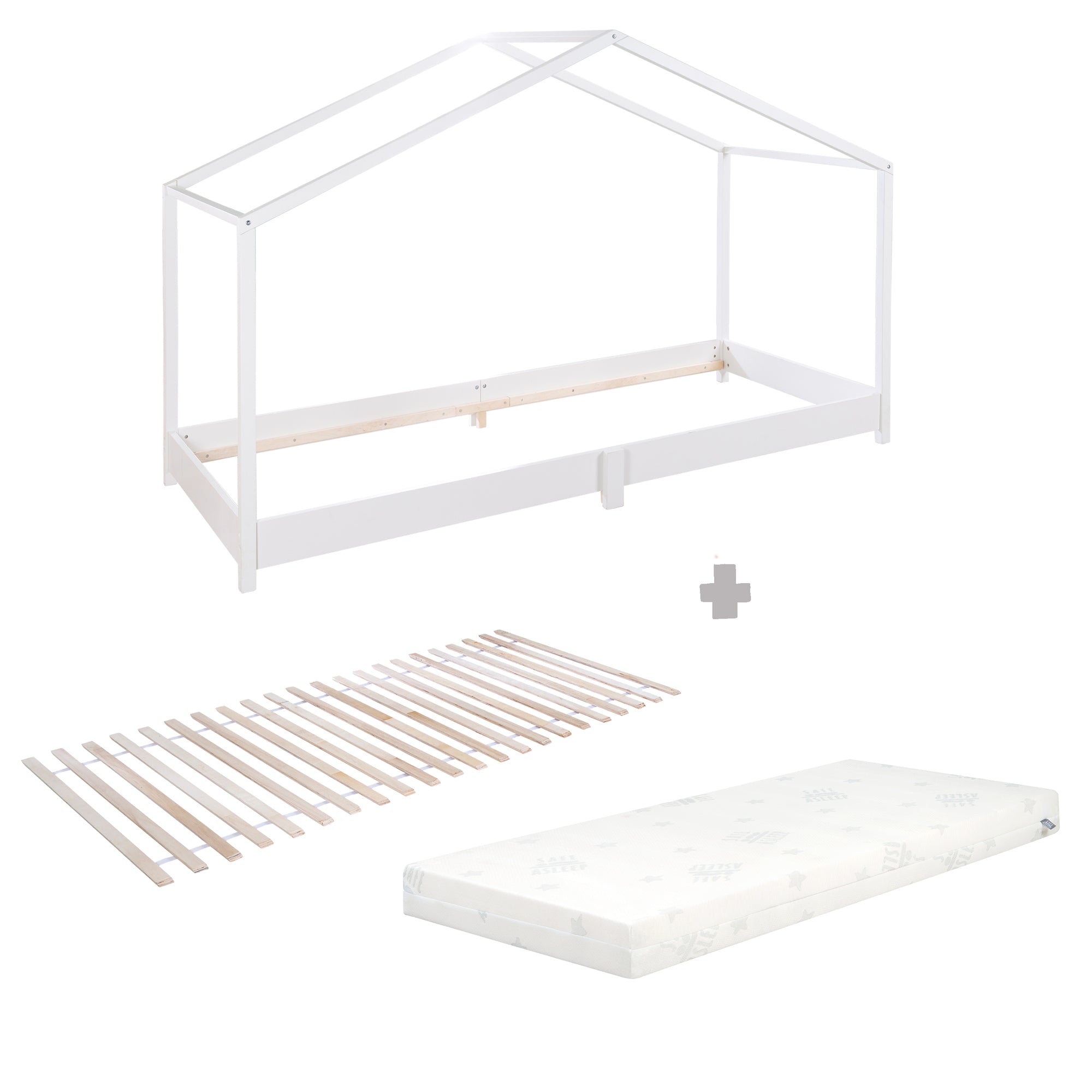 Roba 207025WE Hausbett Set weiß – Hausbetten - Bild 1 Roba 207025WE Hausbett Set weiß – Hausbetten - weiß - Hausbetten - Produktbild 1