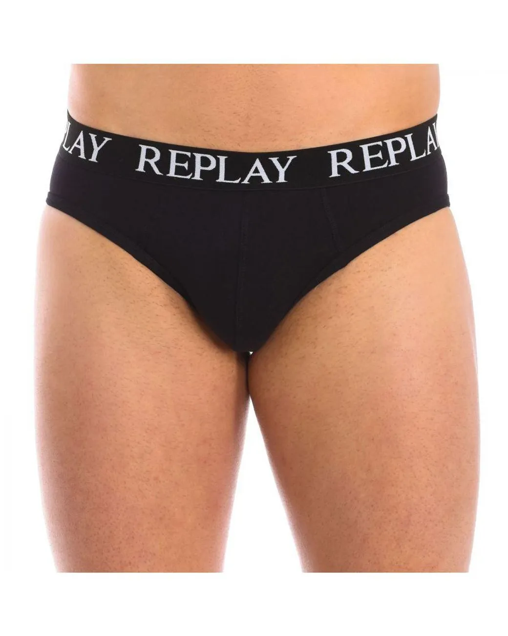 REPLAY Herren Slips I101182BK – Schwarz, 2er Pack Cotton-Stretch GR. L REPLAY Herren Slips I101182BK – Schwarz, 2er Pack Cotton-Stretch GR. L